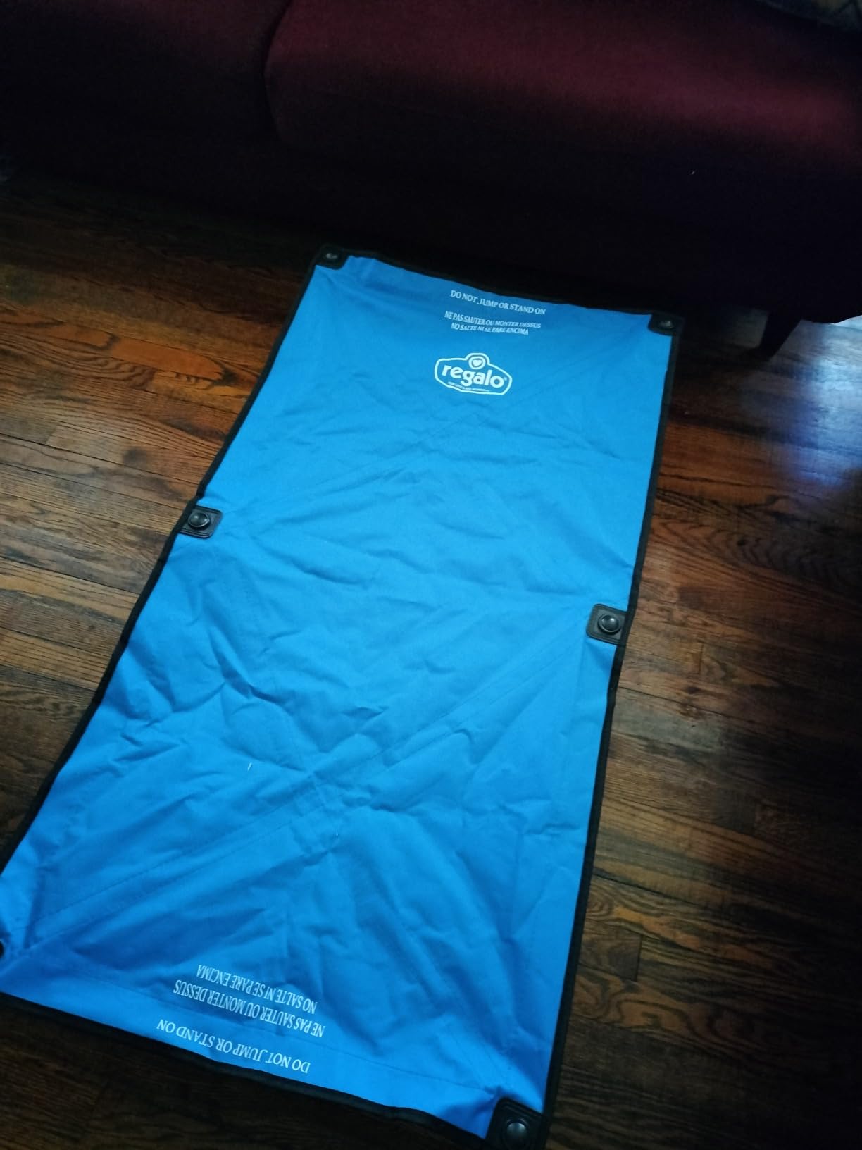 Regalo Extra Long My Cot Portable Toddler Bed, Foldable Kids Travel Bed & Camping Cot for Ages 2-8, Extra Large 54