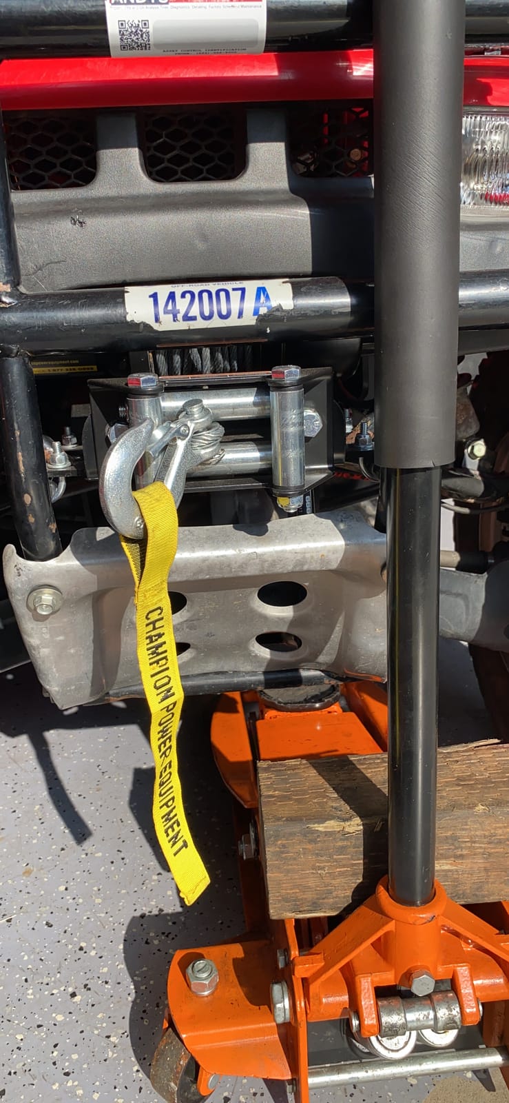 Champion Power Equipment 4500-lb. ATV/UTV Wireless Winch Kit customer photo 1