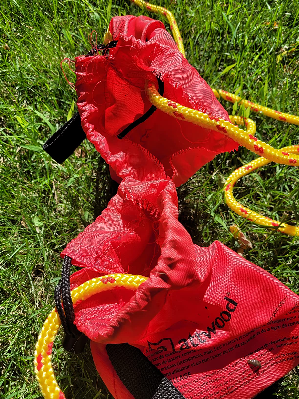 Attwood Rescue Line Throw Bag, red, 50 ft customer photo 1