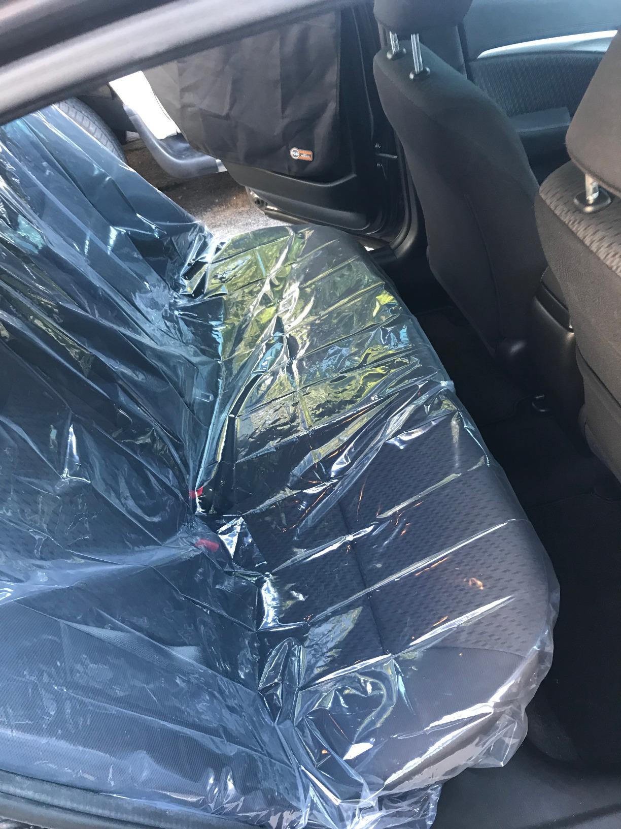 4Knines Heavy-Duty Rear Seat Cover for Dogs - Hammock, Black Reg | K9-Shield waterproof layer, non-slip backing, quick-release clips for easy install and cleanup. Machine washable. customer photo 2