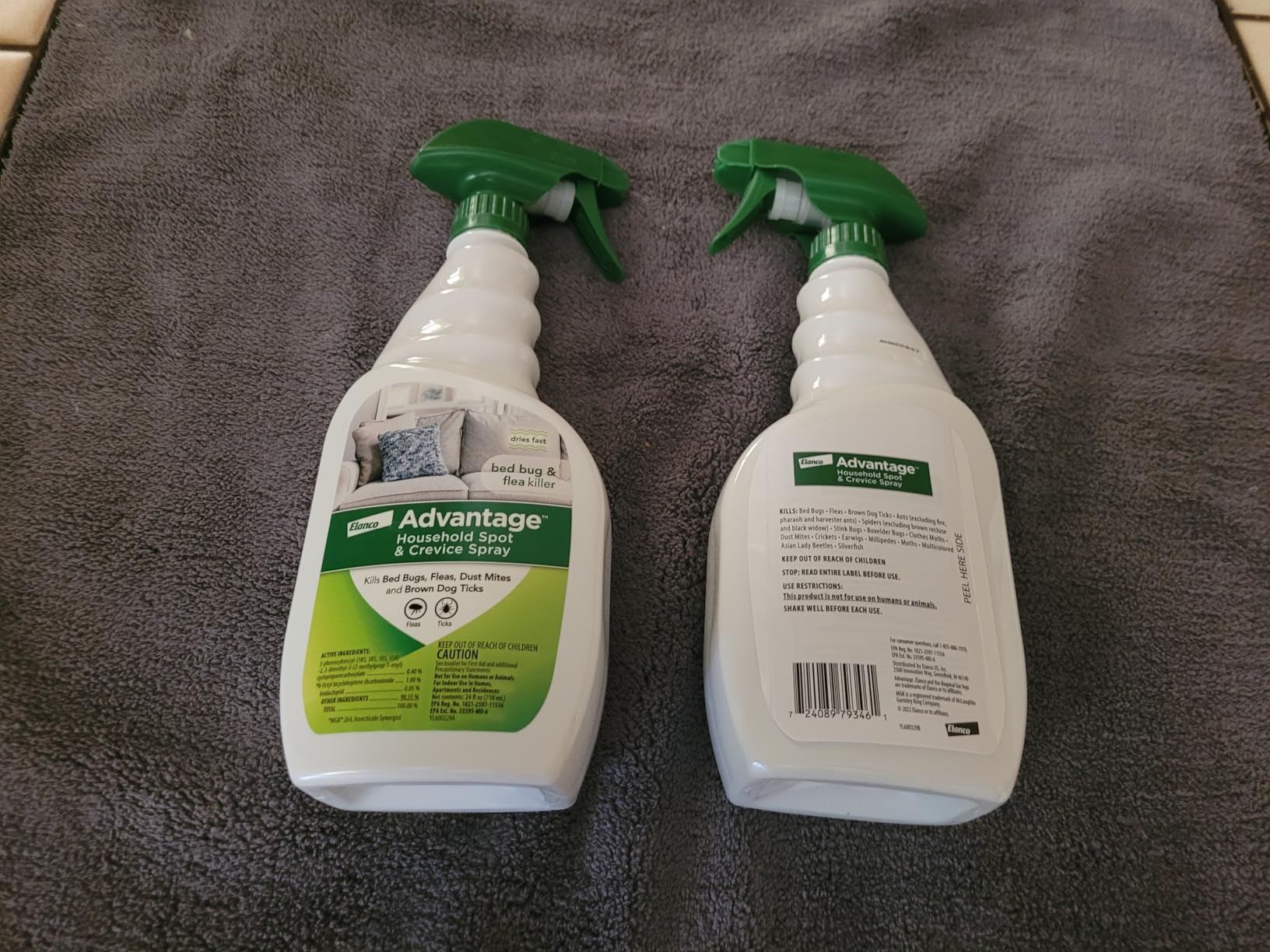 Advantage Household Spot & Crevice Spray | Kills Fleas & Ticks & Bedbugs | 24 oz. customer photo 1