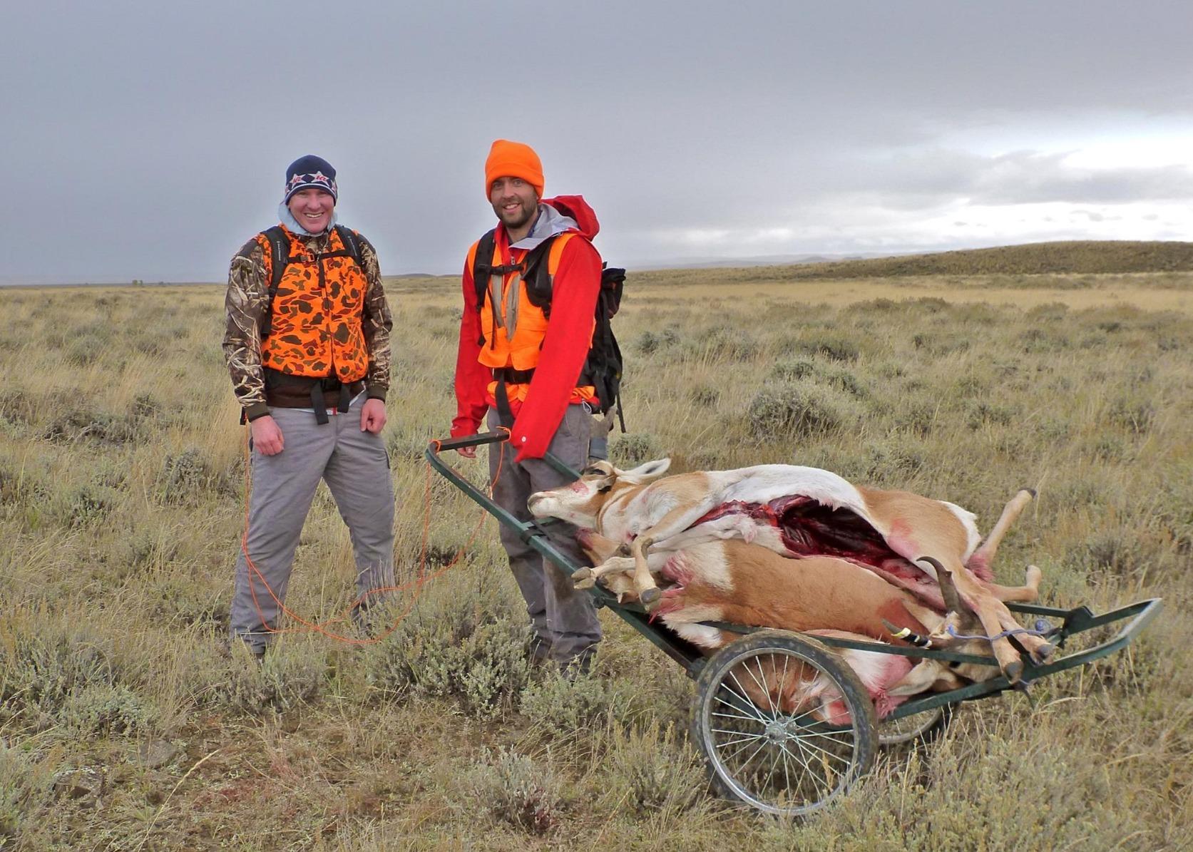Leader Accessories Super Mag Hauler Steel Hunting Deer Game Cart 550lb Capacity customer photo 2