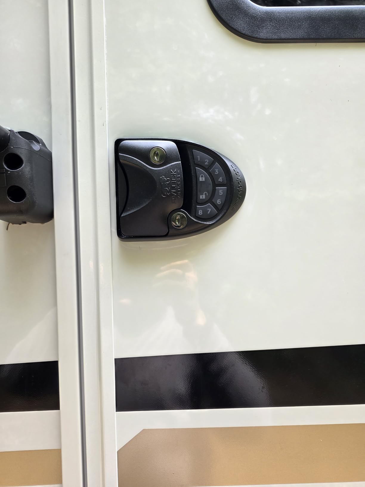 RVLock V4 Metal RV Door Lock Keyless Entry with Premium Keypad and 2 Fobs customer photo 1