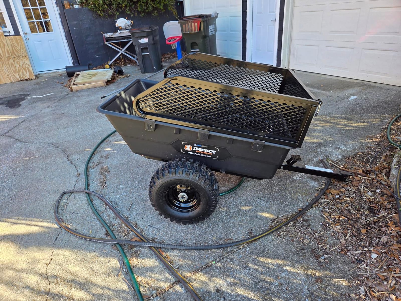 Impact Implements 1500lb Poly Tub Agricultural Trailer by MotoAlliance customer photo 2