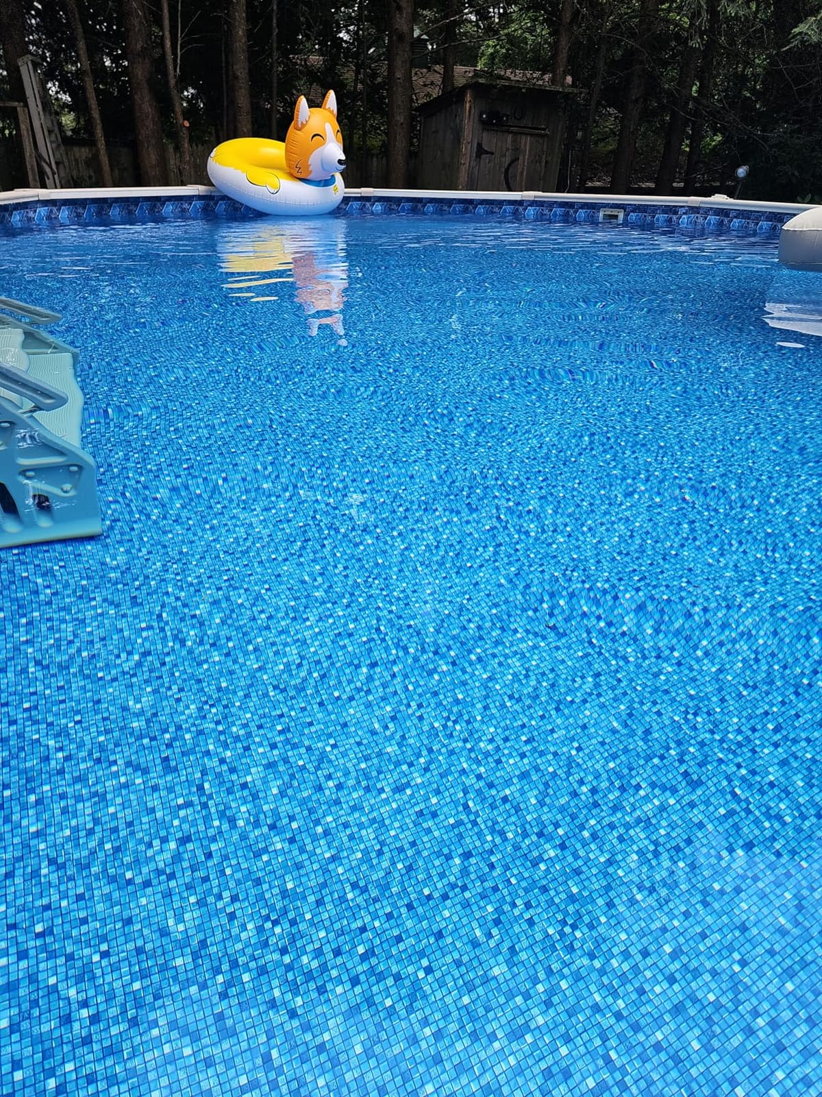 Smartline 18 ft Round Swimming Pool Liner | Stone Harbor | Unibead Style | 52 Inch Wall Height | 25 Gauge Vinyl | for Steel Sided Above Ground Pools | Gasket Kit Included customer photo 2