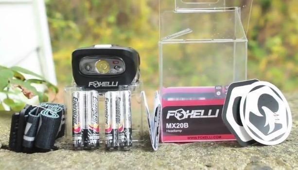 Foxelli LED Headlamp Flashlight for Adults & Kids, Running, Camping, Hiking Head Lamp with White & Red Light, Comfortable Headband, Lightweight & Waterproof, 3 AAA Batteries customer photo 2