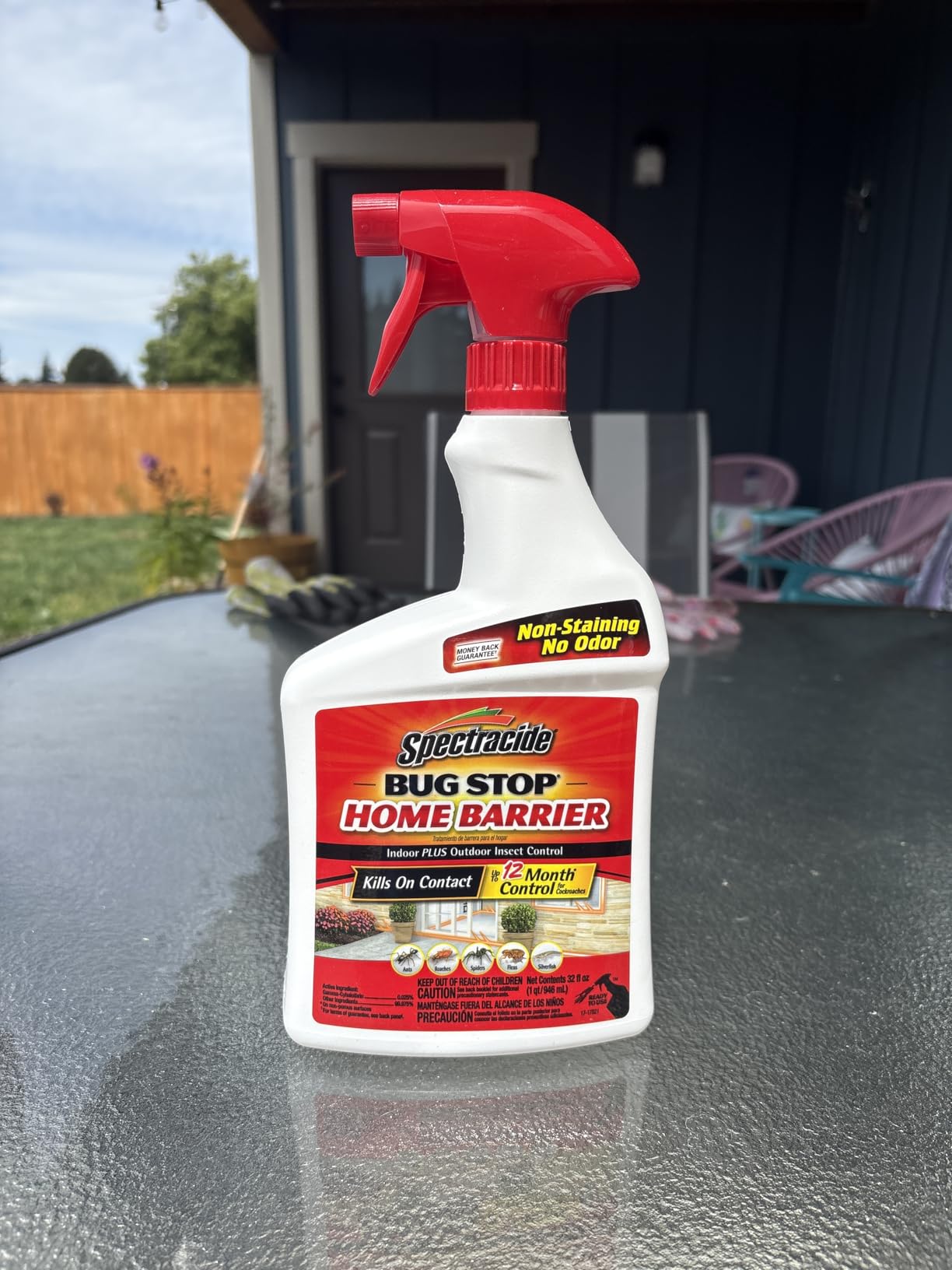 Spectracide Bug Stop Home Barrier 32 Ounces, Ready-To-Use Indoor Plus Outdoor Insect Control customer photo 2