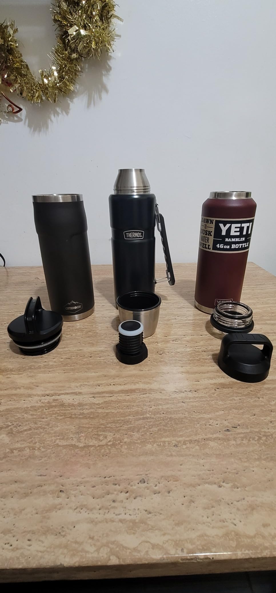 THERMOS Stainless King Vacuum-Insulated Beverage Bottle, 40 Ounce, Matte Stainless Steel customer photo 2