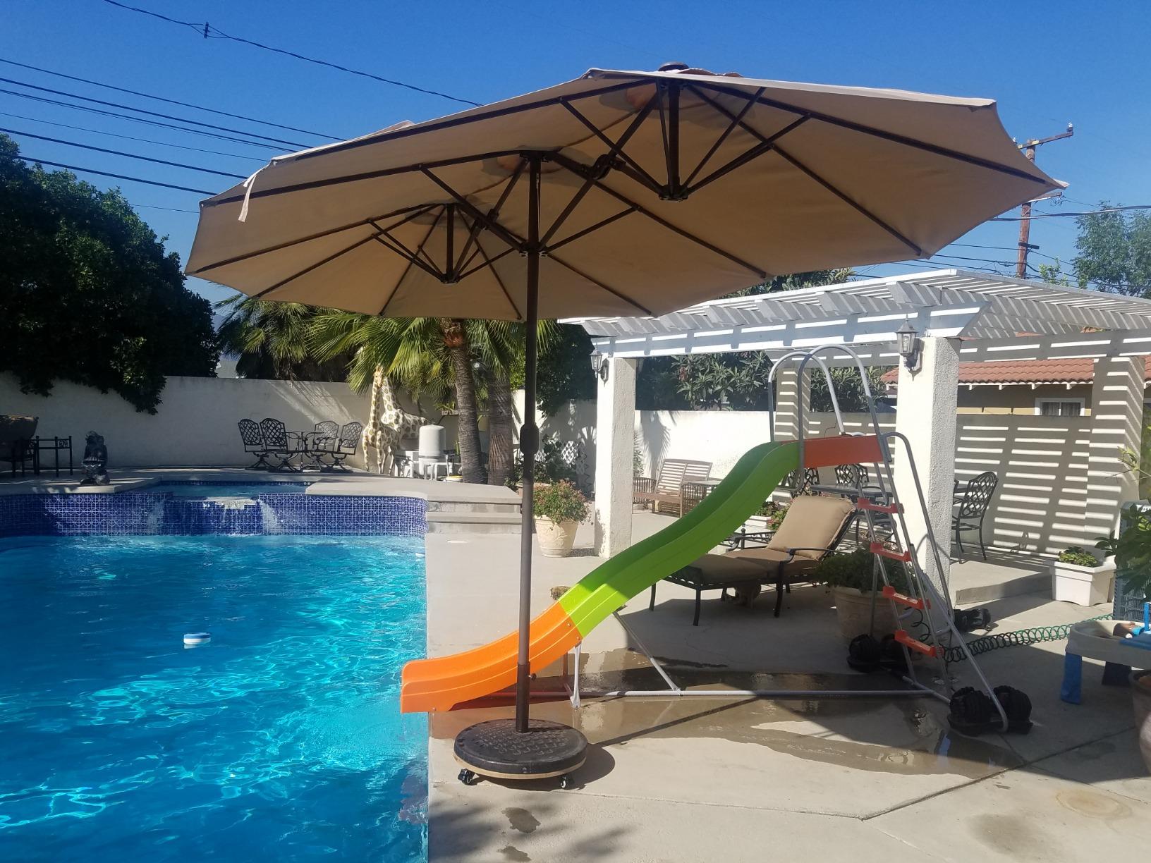 PLATPORTS Extra Large 10 Ft Water Slide for Kids, Indoor & Outdoor - Freestanding Wave Slide Converts to Water Slide via Hose Connector customer photo 1