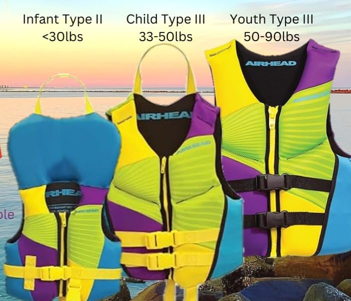 Airhead Gnar Neolite Kwik-Dry Life Jacket - USCG Approved Type III PFD Life Vest, Lightweight Flexible Fit for Boating, Tubing & Watersports, Quick-Dry Soft Material customer photo 2