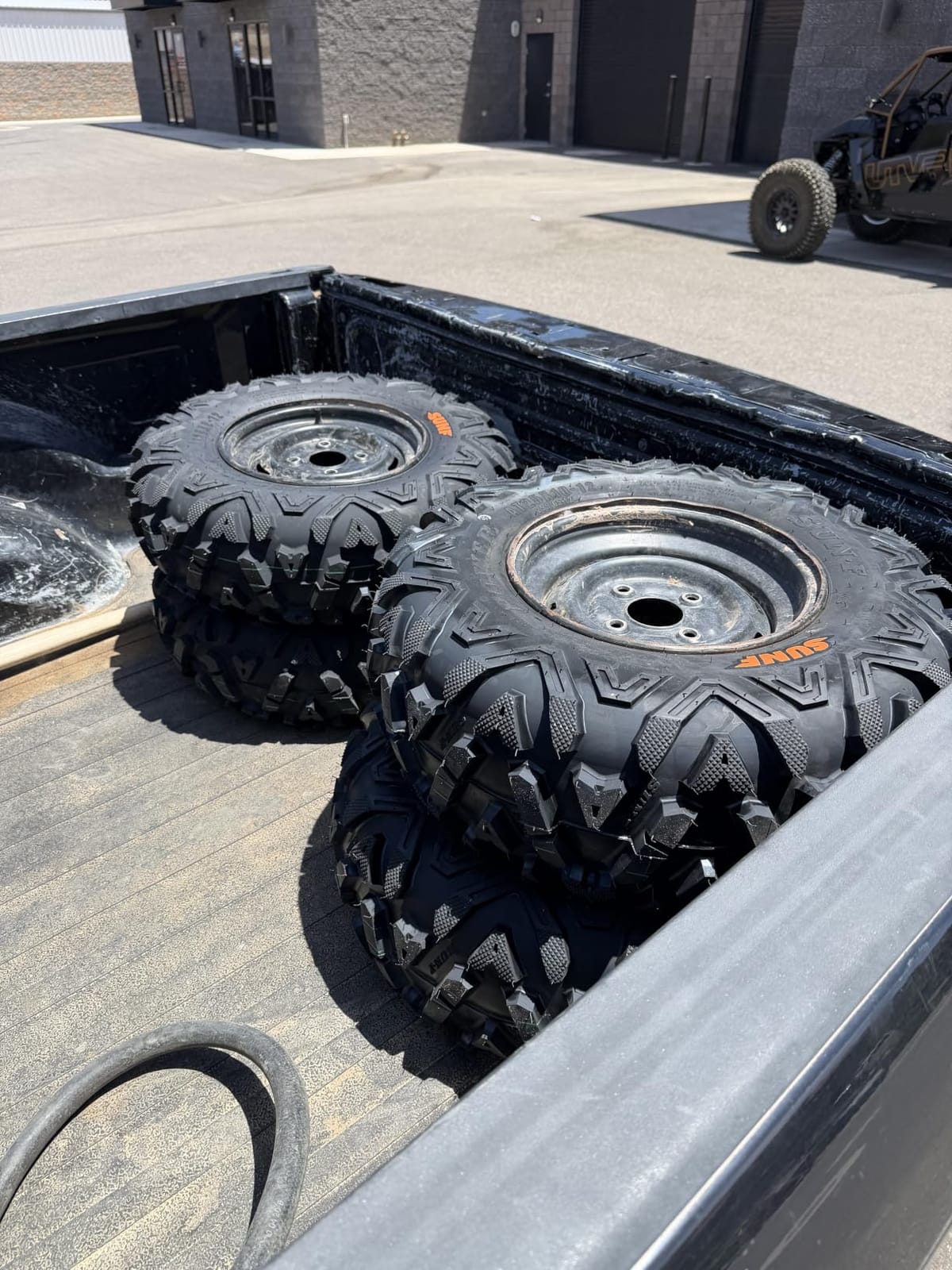 Set of 4 SunF Power.I ATV UTV all-terrain Tires 25x8-12 Front & 25x10-12 Rear, 6 PR, Tubeless A033 customer photo 1