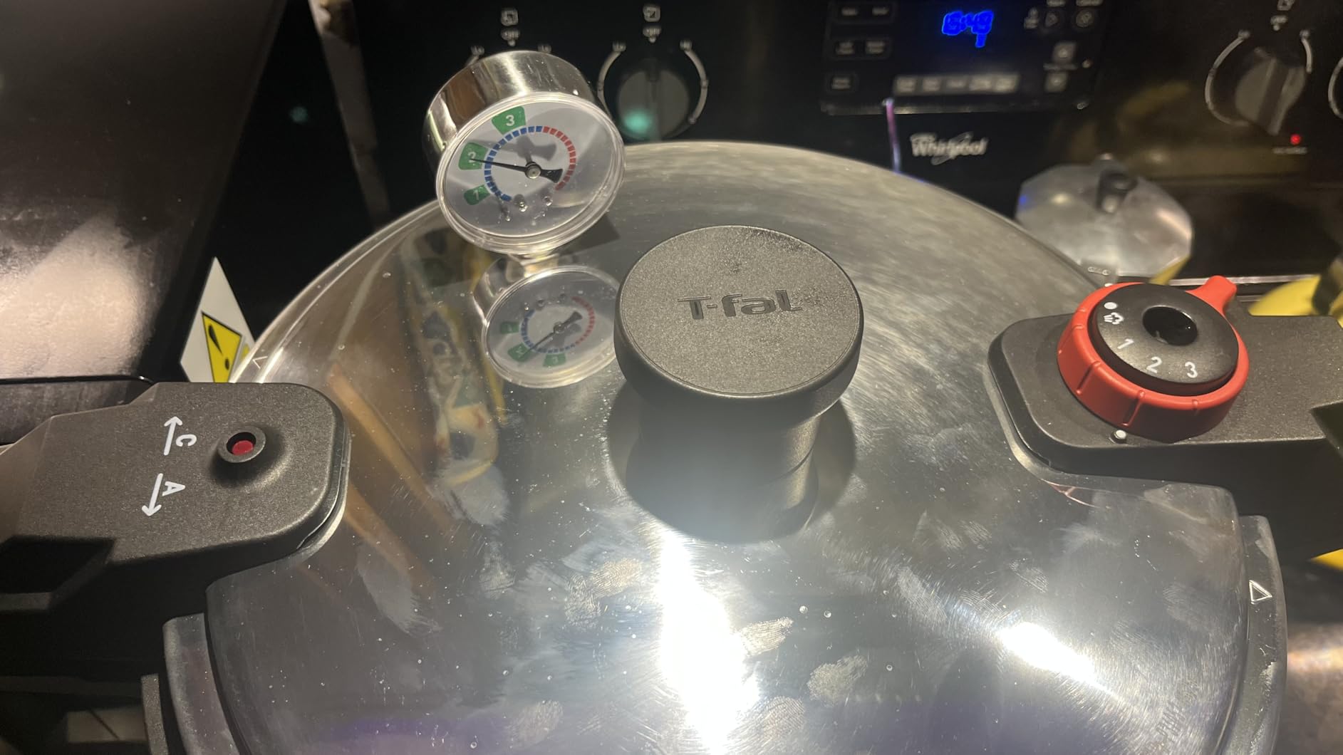 T-fal 22-Quart Aluminum Pressure Canner, 3 PSI Settings, Home Canning, Includes Racks & Canning Guide, Large Capacity customer photo 2