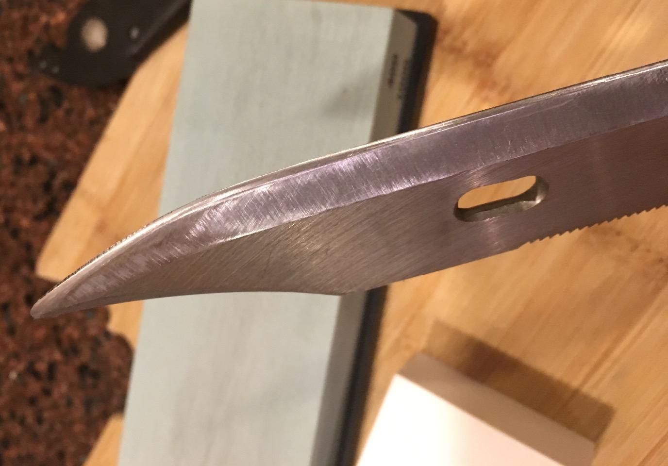 Sharp Pebble Whetstone Knife Sharpening Stone Kit - 2 Sided 400/1000 Grit | Razor Sharp Edges at Home - Wet Stone Kitchen Knife Sharpener with Flattening Stone, NonSlip Rubber Base & Angle Guide customer photo 2