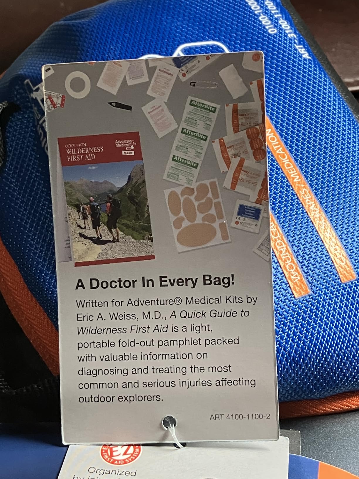 Adventure Medical Kits Mountain Series Medical Kit (Day Tripper Lite) - 59 Pieces, blue/orange, one size (0100-1000) customer photo 1
