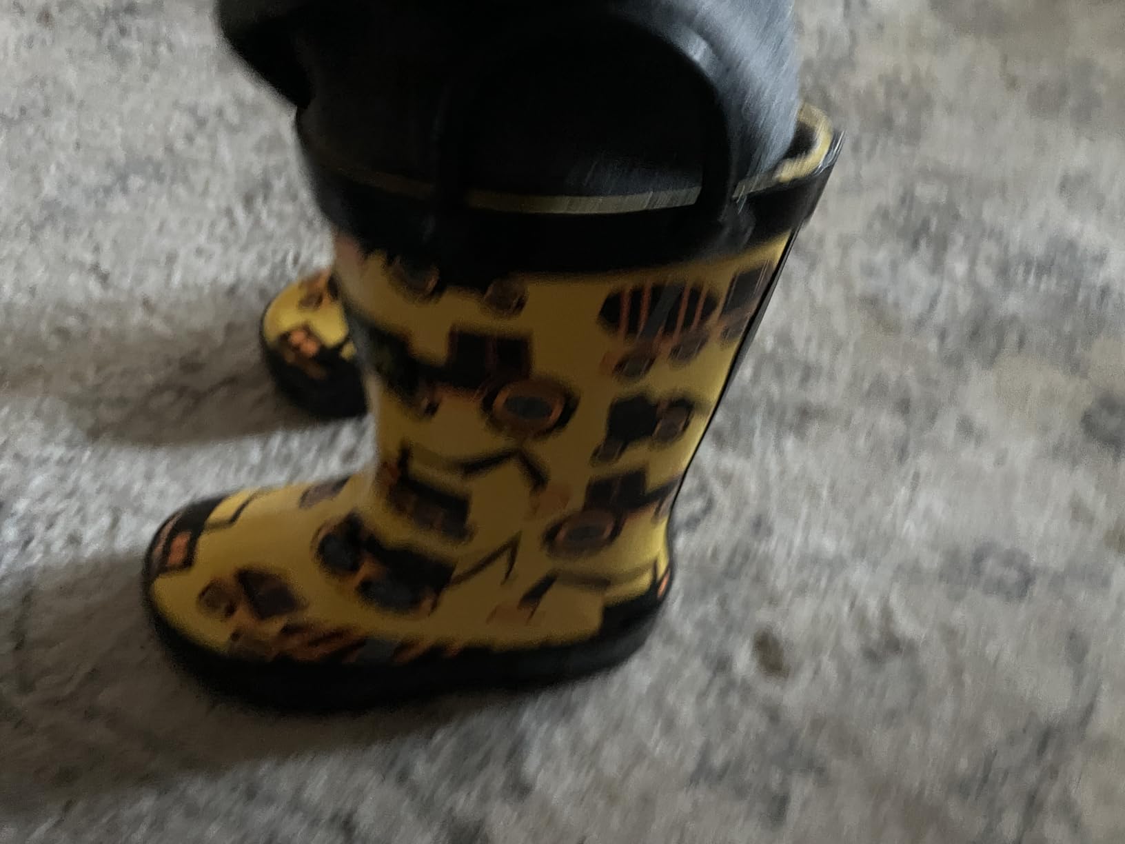Lone Cone Kids Rain Boots for Girls & Boys - Waterproof Natural Rubber Toddler Rain Boots with Non-Slip Outsole & Easy Pull Handles customer photo 2