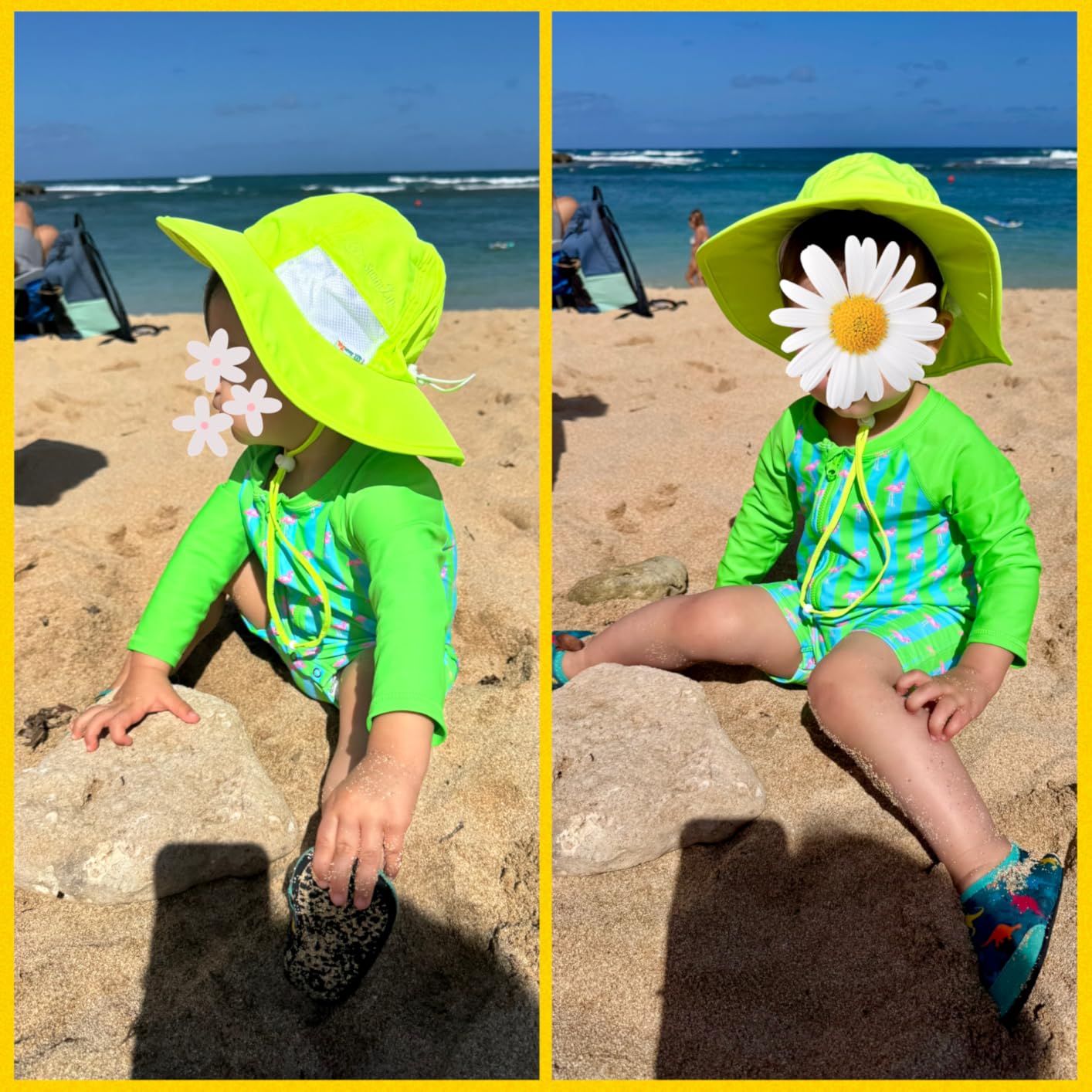 SwimZip Wide Brim Sun Hat | UPF 50+ Protection for Baby, Toddler, and Kids customer photo 2