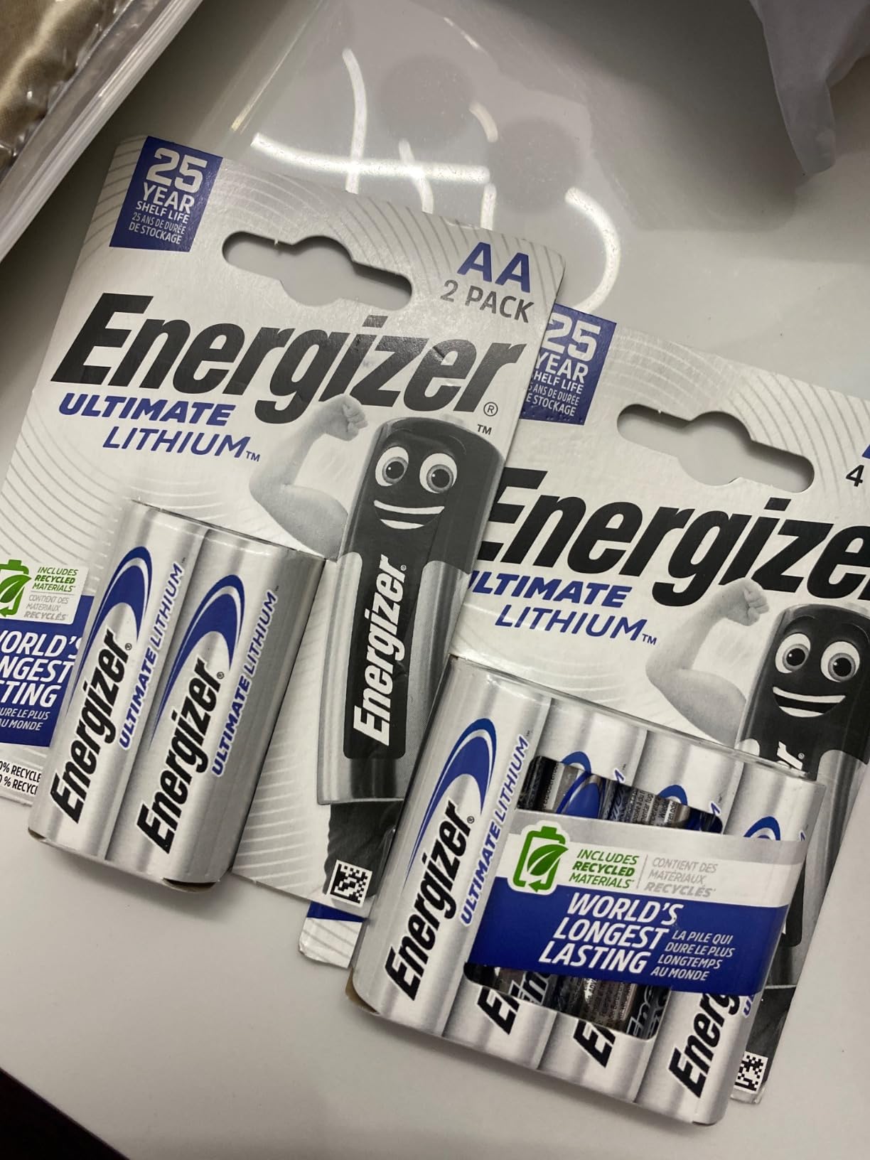 Energizer AA Batteries, Ultimate Double A Battery Lithium, 12 Count customer photo 2