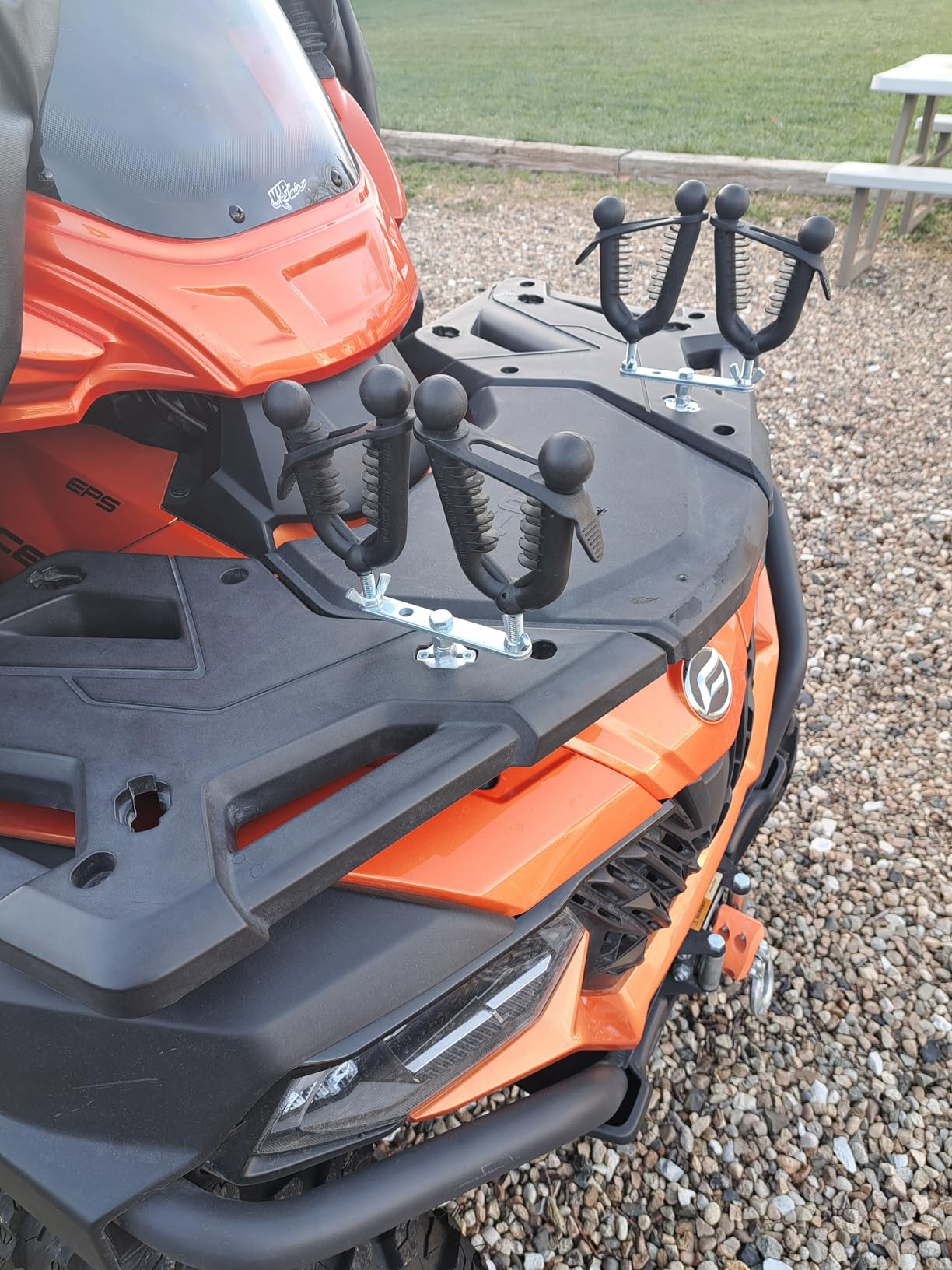 Double Pack Rack Plus - Gun & Bow Rack for ATVs - Model PRP2 customer photo 1