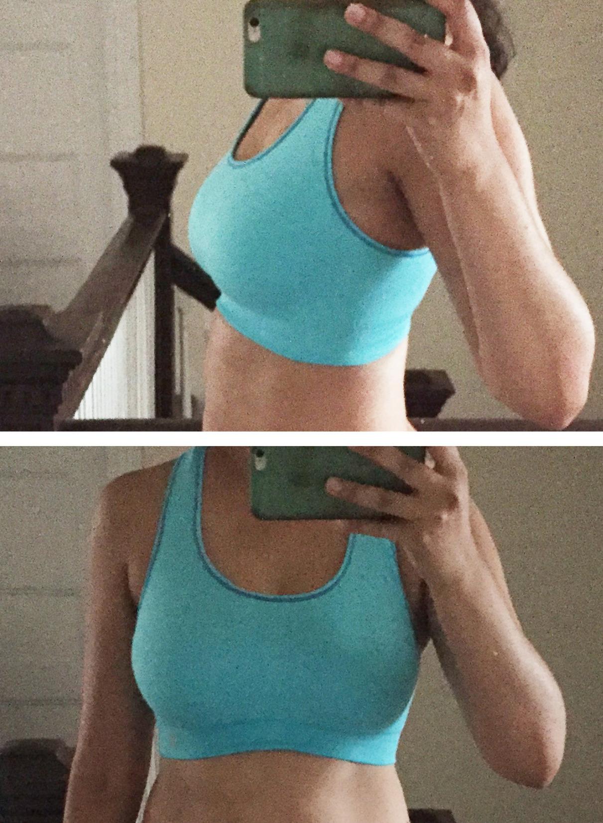 Women's The Infinity Racerback Sports Bra, Moderate Support, Seamless, Moisture-Wicking customer photo 2
