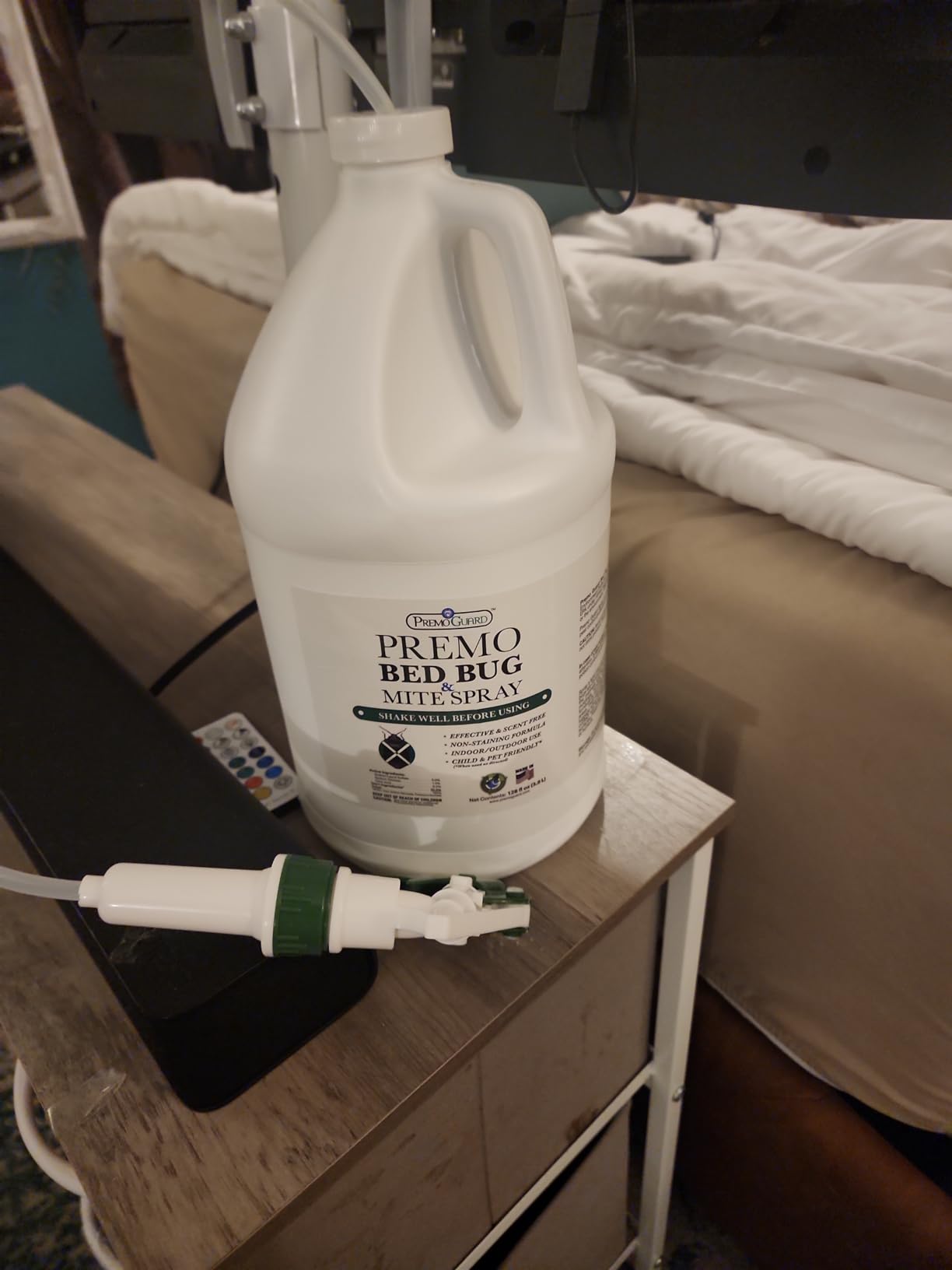 Premo Guard Bed Bug & Mite Killer Spray - University Tested 100% Kill Rate | Natural, Safe for Bedding, Furniture, Fabrics, and Clothing, Non Toxic, Stain & Scent Free, Child & Pet Safe customer photo 1