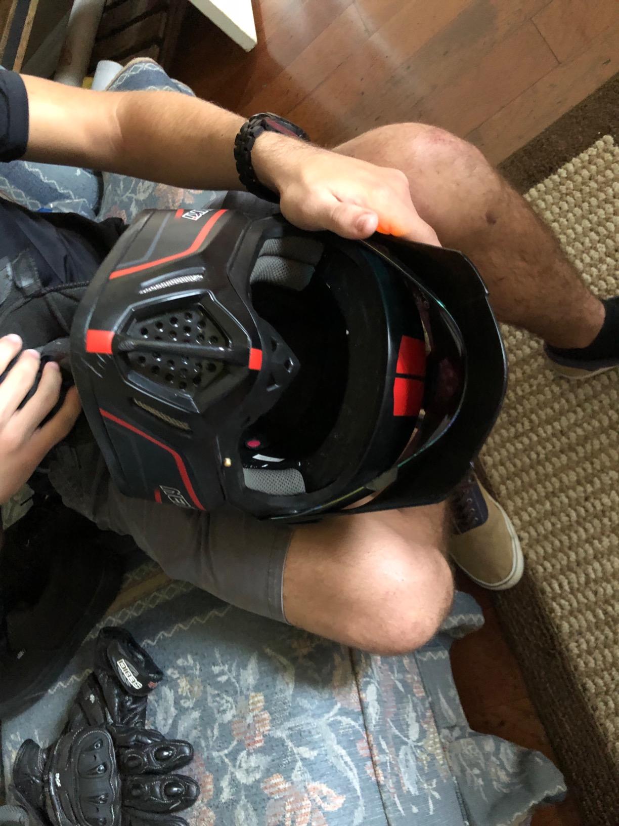 Dirt Bike Helmets ATV MX Motocross Four Wheeler Helmets for Adults Dual Sport Off Road Motorcycle Helmets for Men Women Full Face Helmet Dot Approved customer photo 1