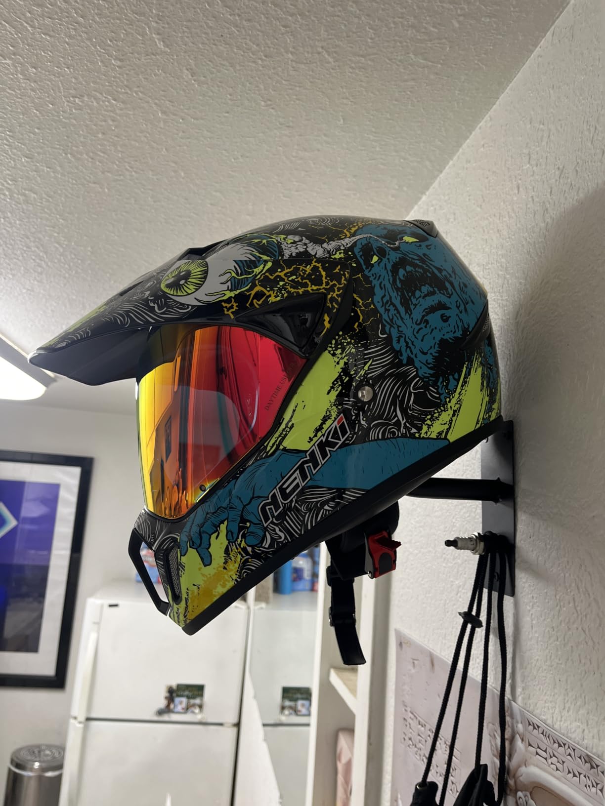 Dirt Bike Helmets ATV MX Motocross Four Wheeler Helmets for Adults Dual Sport Off Road Motorcycle Helmets for Men Women Full Face Helmet Dot Approved customer photo 2