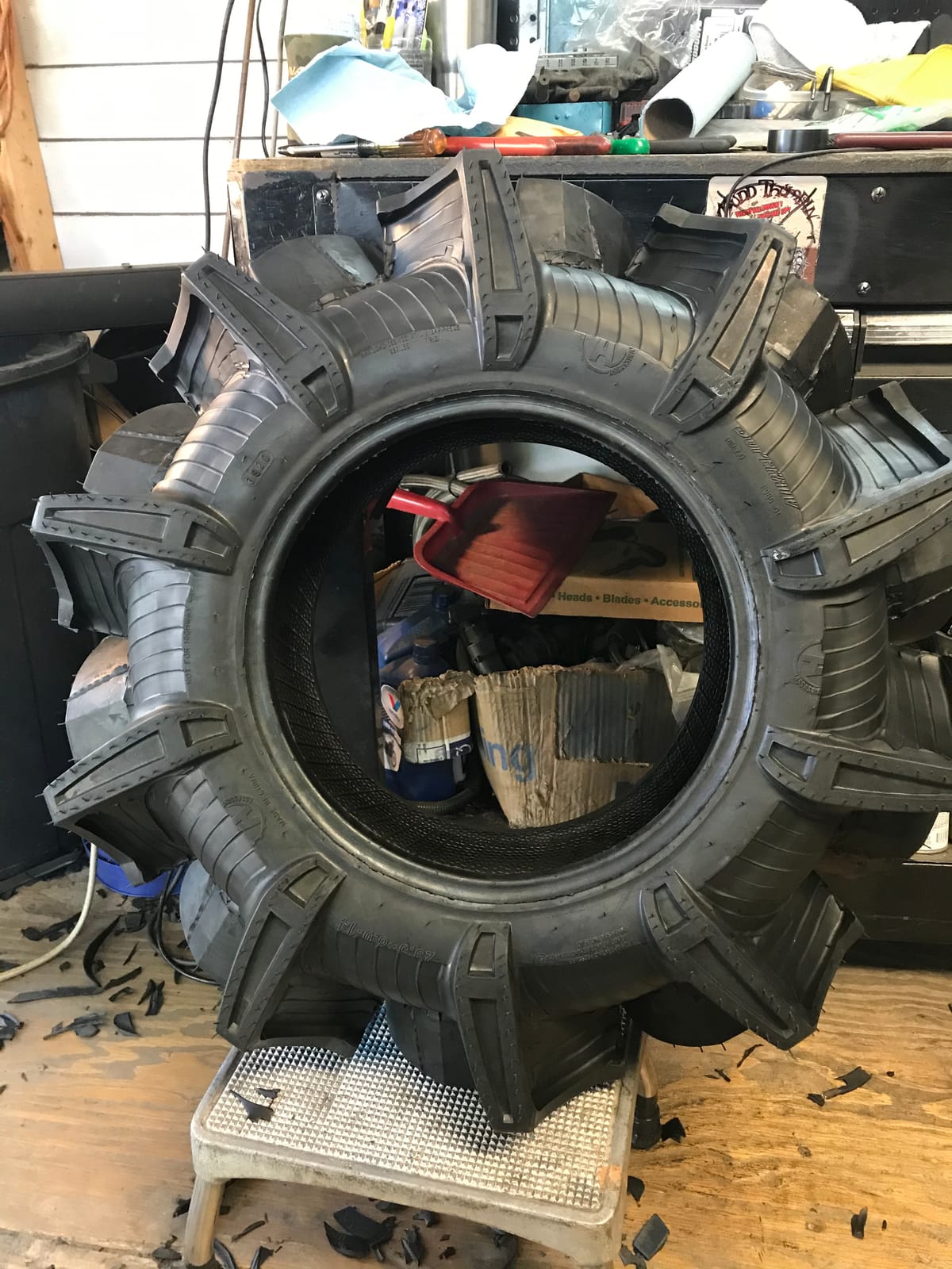 SuperATV Assassinator UTV/ATV Mud Tire for RZR, X3, General, Maverick, Ranger, Rock & All Terrain UTV Mud Tire | 29.5x10-14 | 3