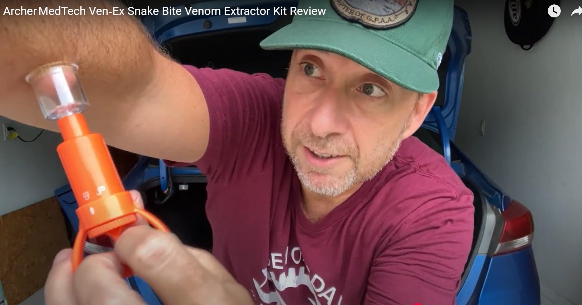 Ven-Ex Snake Bite and Sting Portable Venom Extractor Kit by Archer MedTech | Bee Sting Kit, Venom Extractor Suction Pump, For Hiking, Backpacking and Camping, Includes Bonus CPR Face Shield customer photo 2