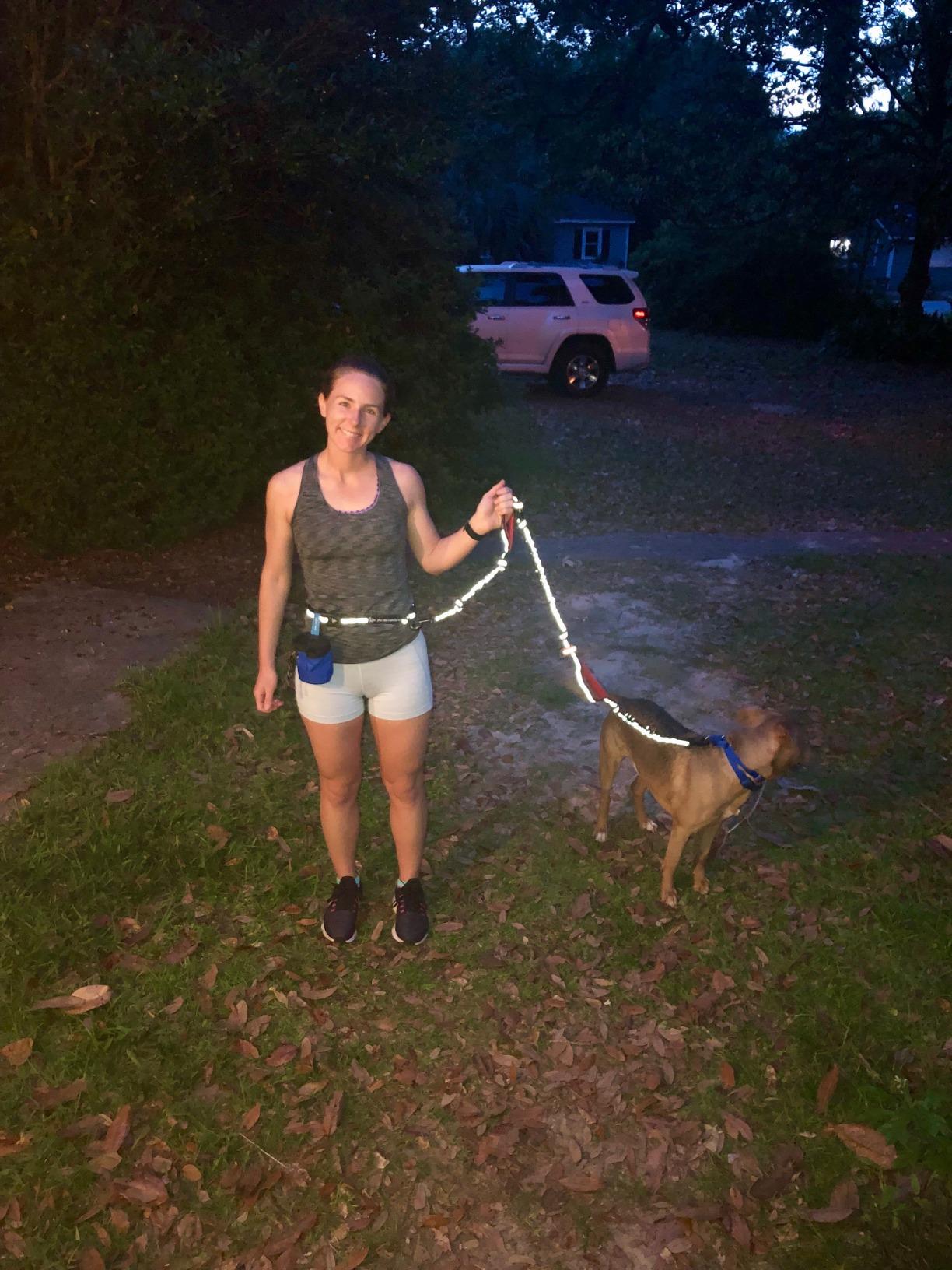 Pet Dreamland Exquisite Hands Free Leash for Large Dogs. Ultimate Comfort & Freedom for Running, Walking and Hiking. Premium Quality, Durable & Versatile Dog Walking Belt. customer photo 1