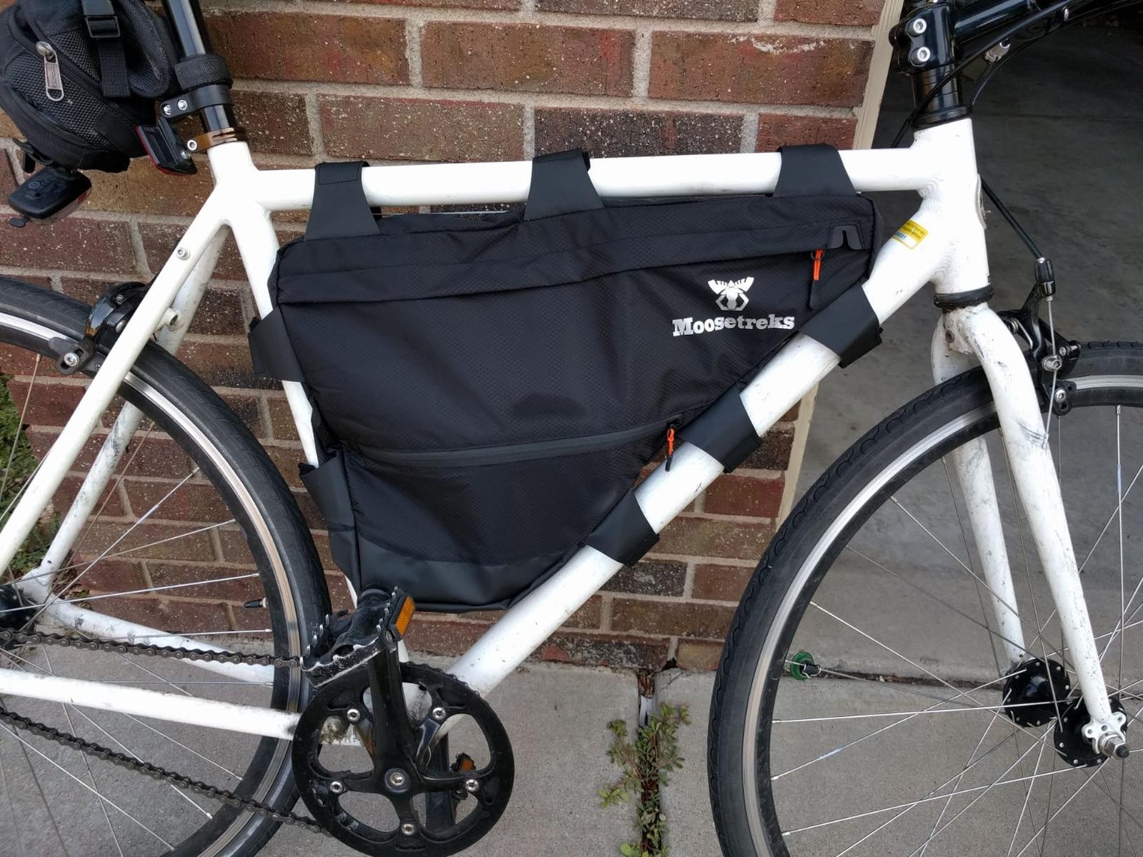 Touring Road Bike Full Frame Bag | Bicycle Bikepacking, Touring, Commuting Pack | Small (6.5L), Medium (12L), Large (14L) customer photo 1