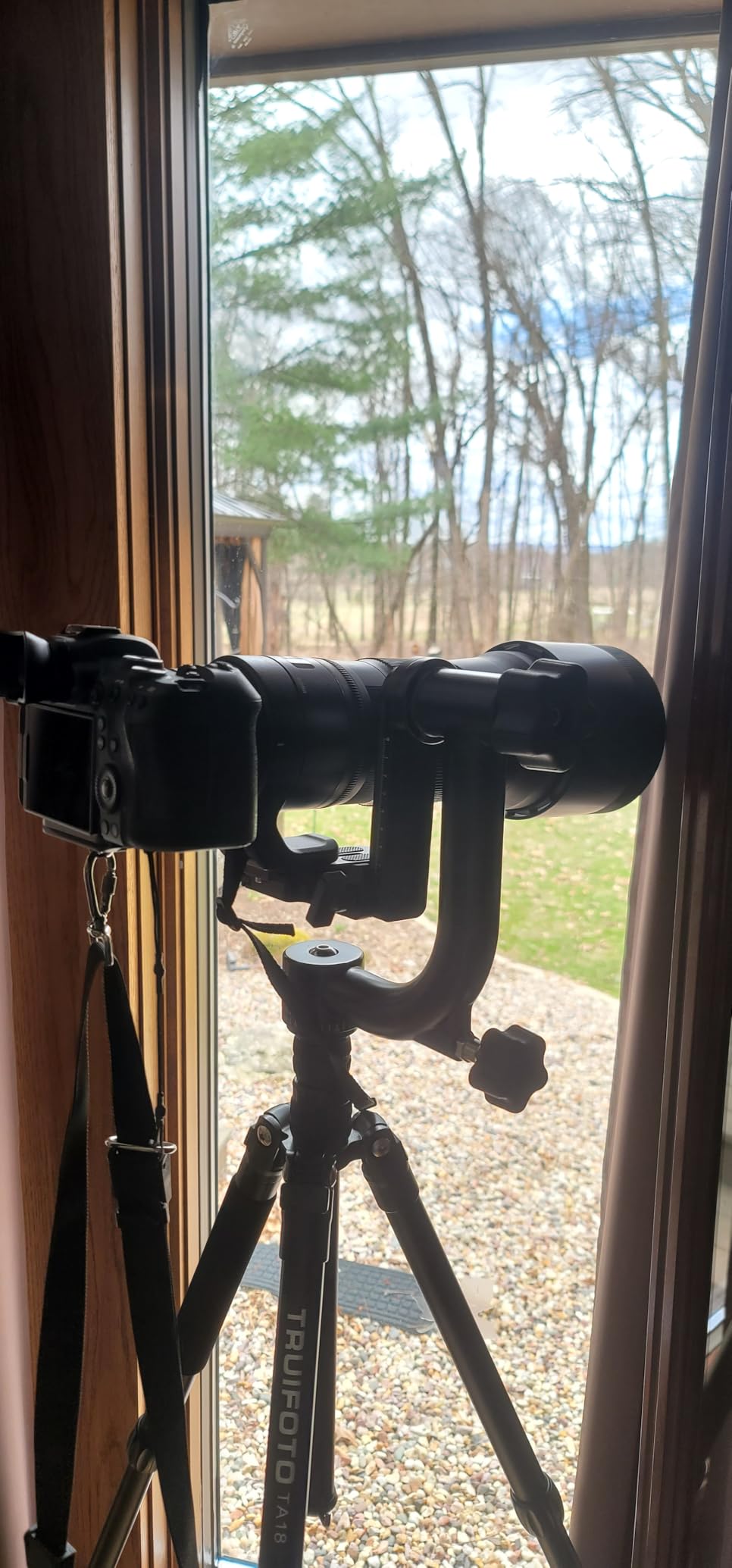 Andoer Heavy Duty Gimbal Head Tripod Head with Arca Swiss Quick Release Plate - Aluminum Alloy, Max Load 30Lbs/13.6Kg customer photo 1