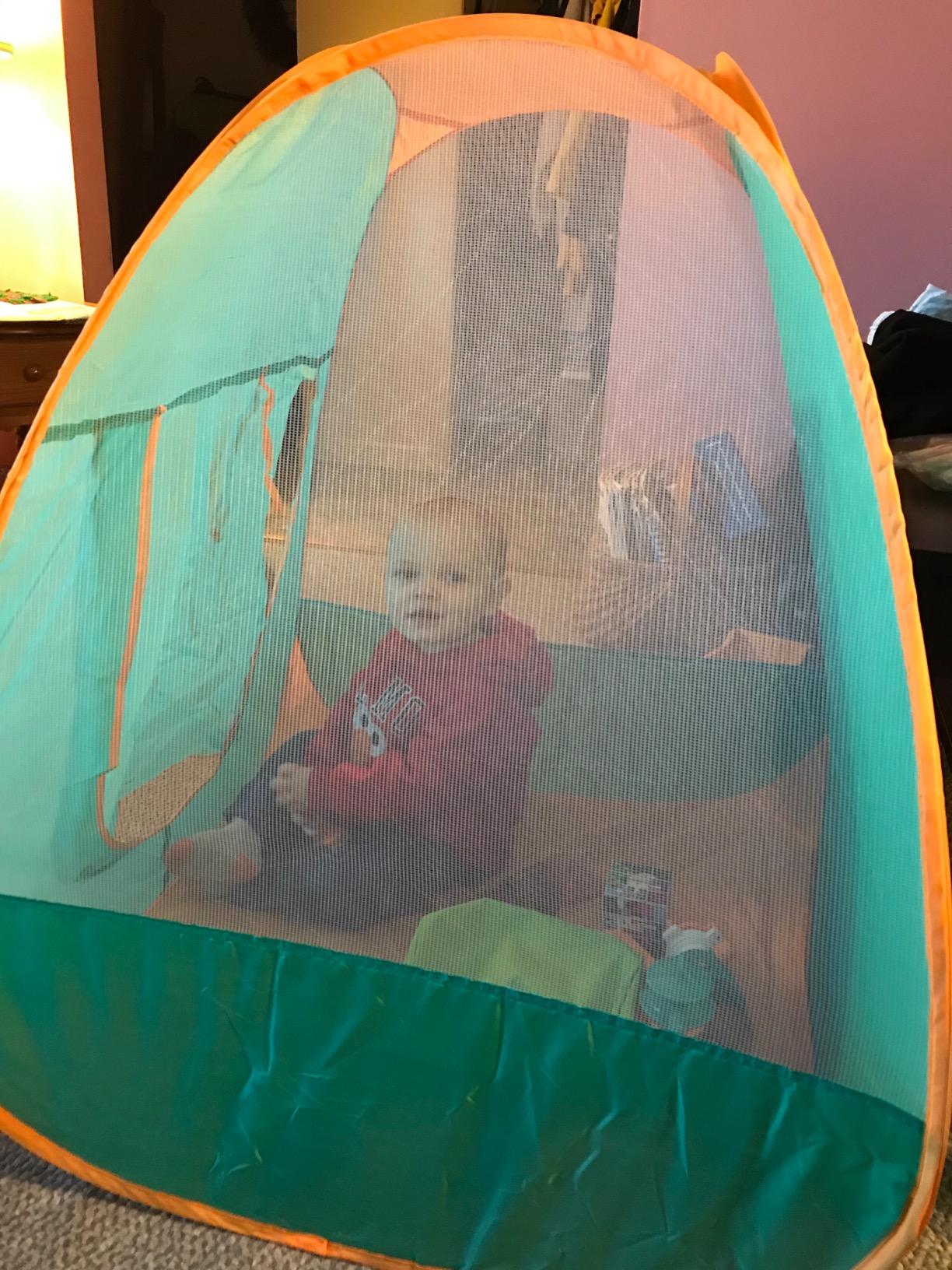 Kids Camping Set with Pop Up Tent - Little Explorers Playhouse Toddler Toys for Boys with Camp Gear for Children Indoor Outdoor Pretend Play customer photo 2