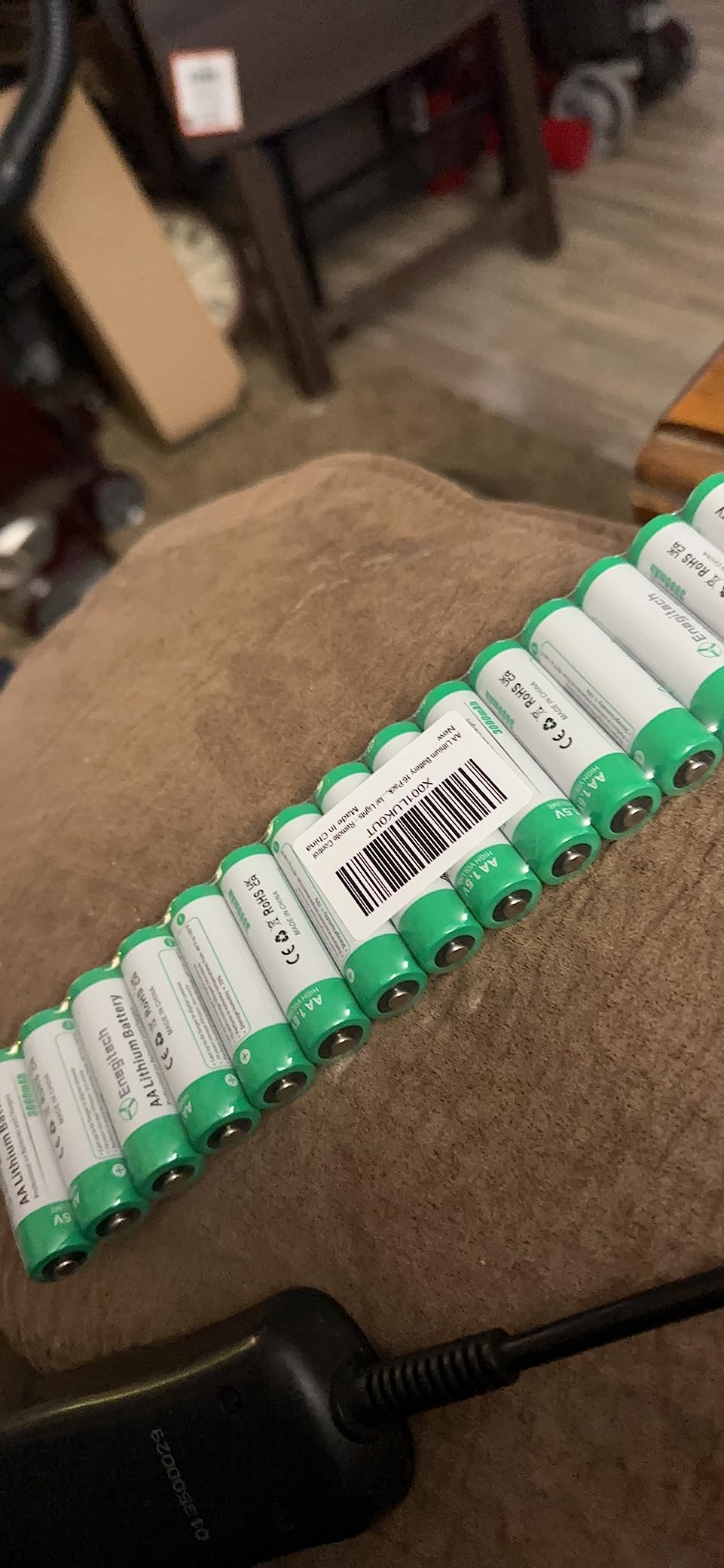 Enegitech AA Lithium Battery, 3000mAh 1.5V Double A Lithium Battery for Blink Camera, Doorbell, Smart Lock Deadbolt, Security Aralm System Non-Rechargeable 16 Pack customer photo 1