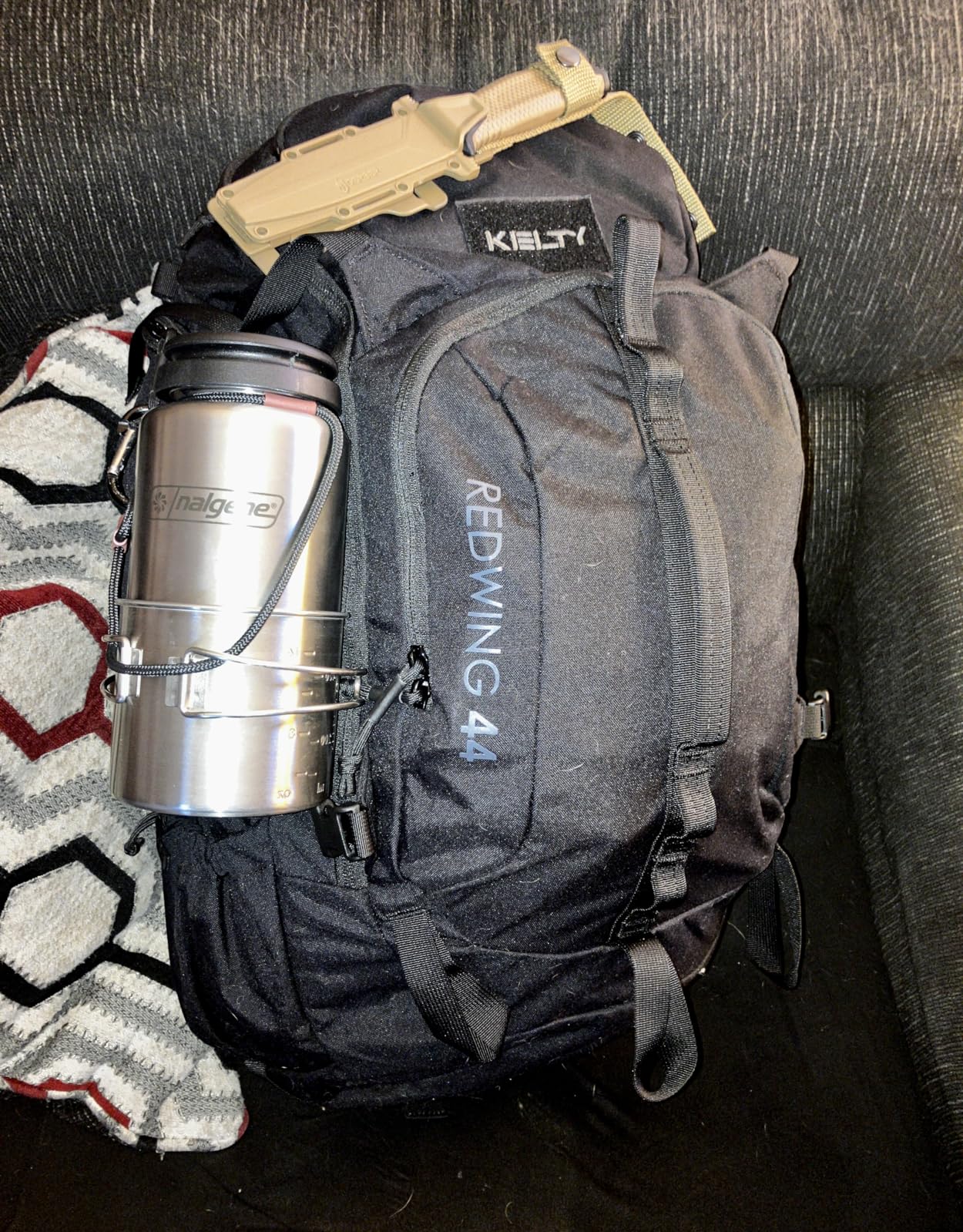 Kelty Redwing Tactical Backpack - Built to Military Specification Army Backpack, Durable & Strong, Built to Last, Aluminum Stays, Ideal for Military, Police, Outdoors Hiking or Bug Out Bag | Black 50L customer photo 1