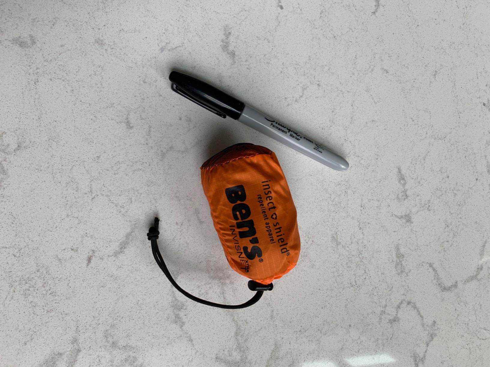 Ben's InvisiNet Xtra Head Net Treated with Insect Shield Permethrin | Fine Mesh, High-Visibility Head Net with Drop-Neck Design Repels Insects on Contact & Folds into a Pull String Sack customer photo 1