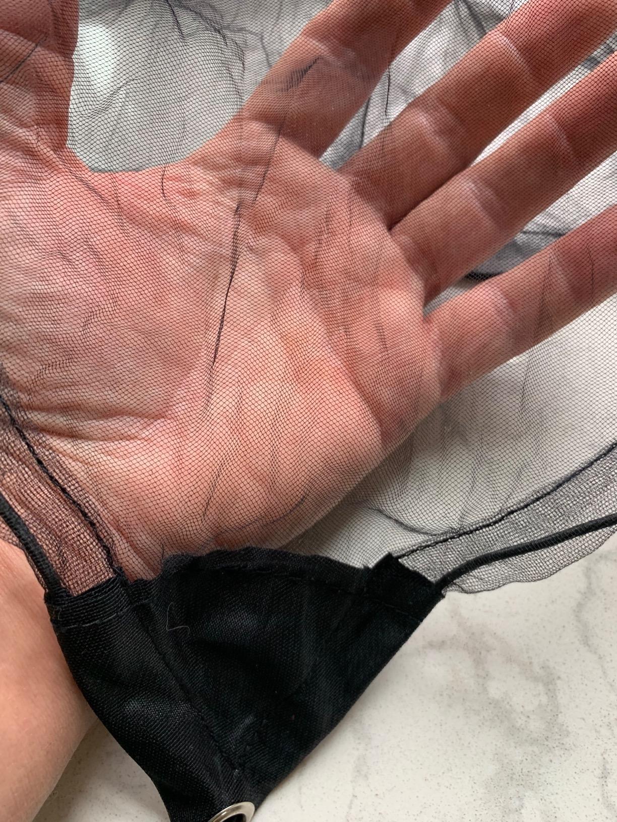 Ben's InvisiNet Xtra Head Net Treated with Insect Shield Permethrin | Fine Mesh, High-Visibility Head Net with Drop-Neck Design Repels Insects on Contact & Folds into a Pull String Sack customer photo 2