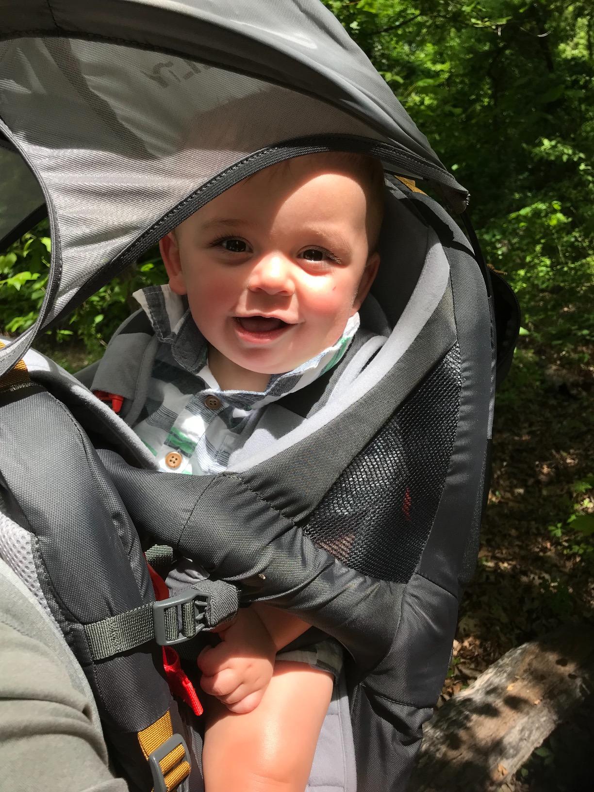Kelty Journey Perfectfit Child Carrier Backpack | 5 Point Safety Harness, Fully Adjustable Suspension, Hipbelt, Large Zippered and Mesh Pockets, Max Load 48 lbs. customer photo 1