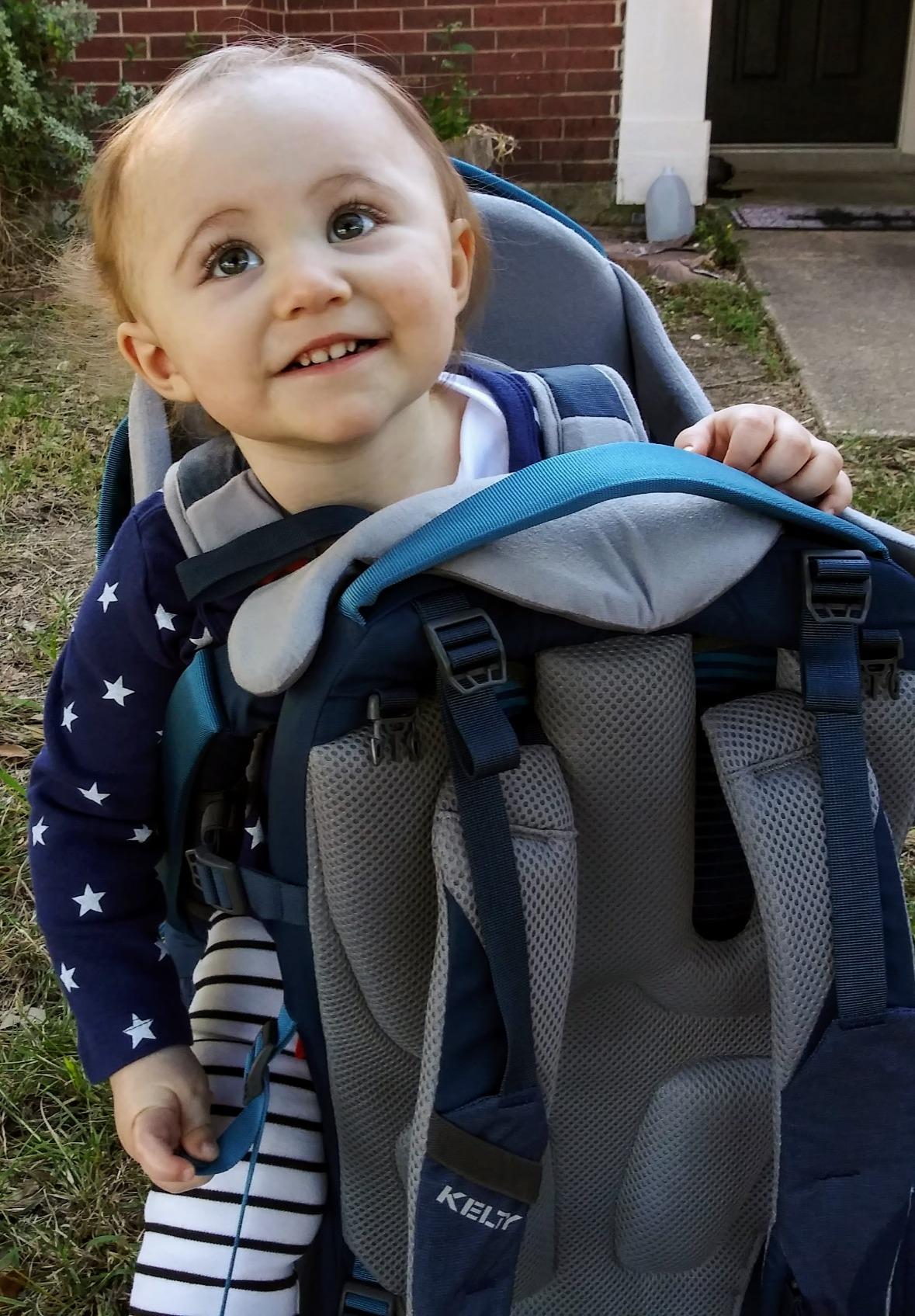 Kelty Journey PerfectFIT ELITE Child Carrier for Infants and Toddlers, Zippered Pockets, Waistbelt, Aluminum Frame, Sunshade customer photo 1