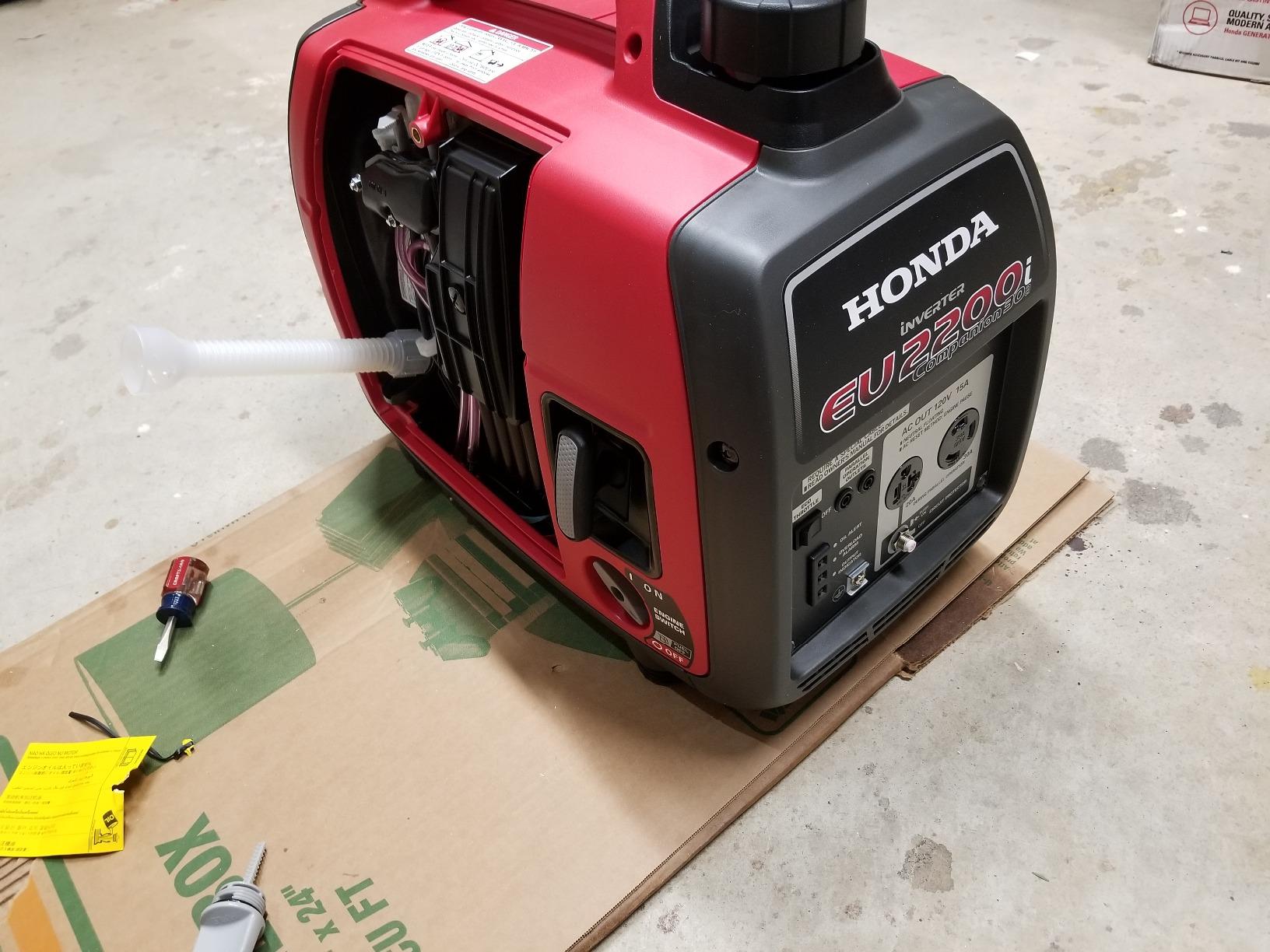 Honda EU2200i Companion 2200 Watt Inverter Generator (EU2200ITAN1) | Super Quiet 120V Gas Powered Portable Generator for Camping or RV Backup Power Supply customer photo 2