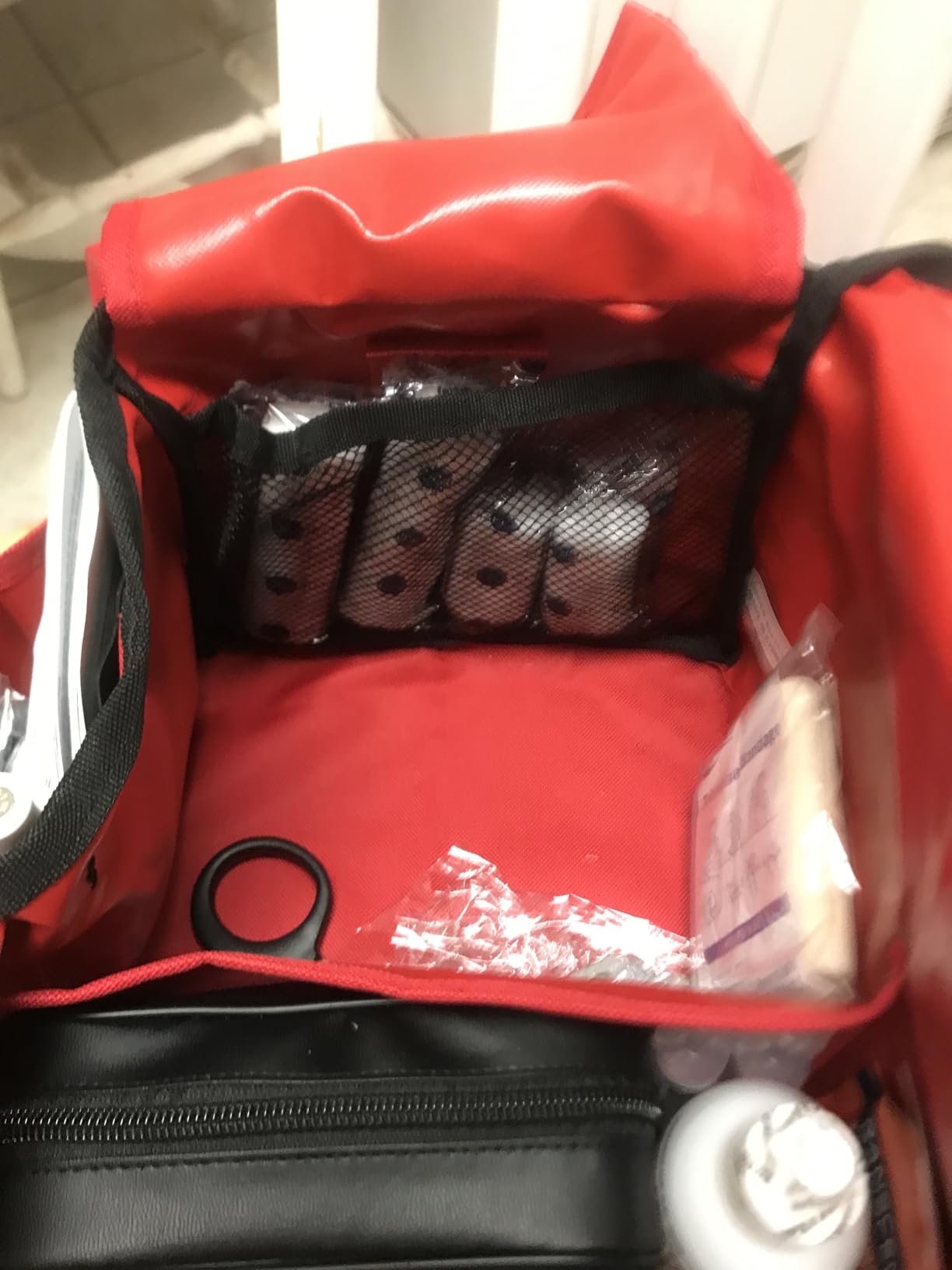 MFASCO Complete Emergency Response First Aid Kit Trauma Bag, Red | 415 Piece Fully Stocked Supplies for Disaster Preparedness | for Business, Schools, Organizations, Groups, Home Safety customer photo 2