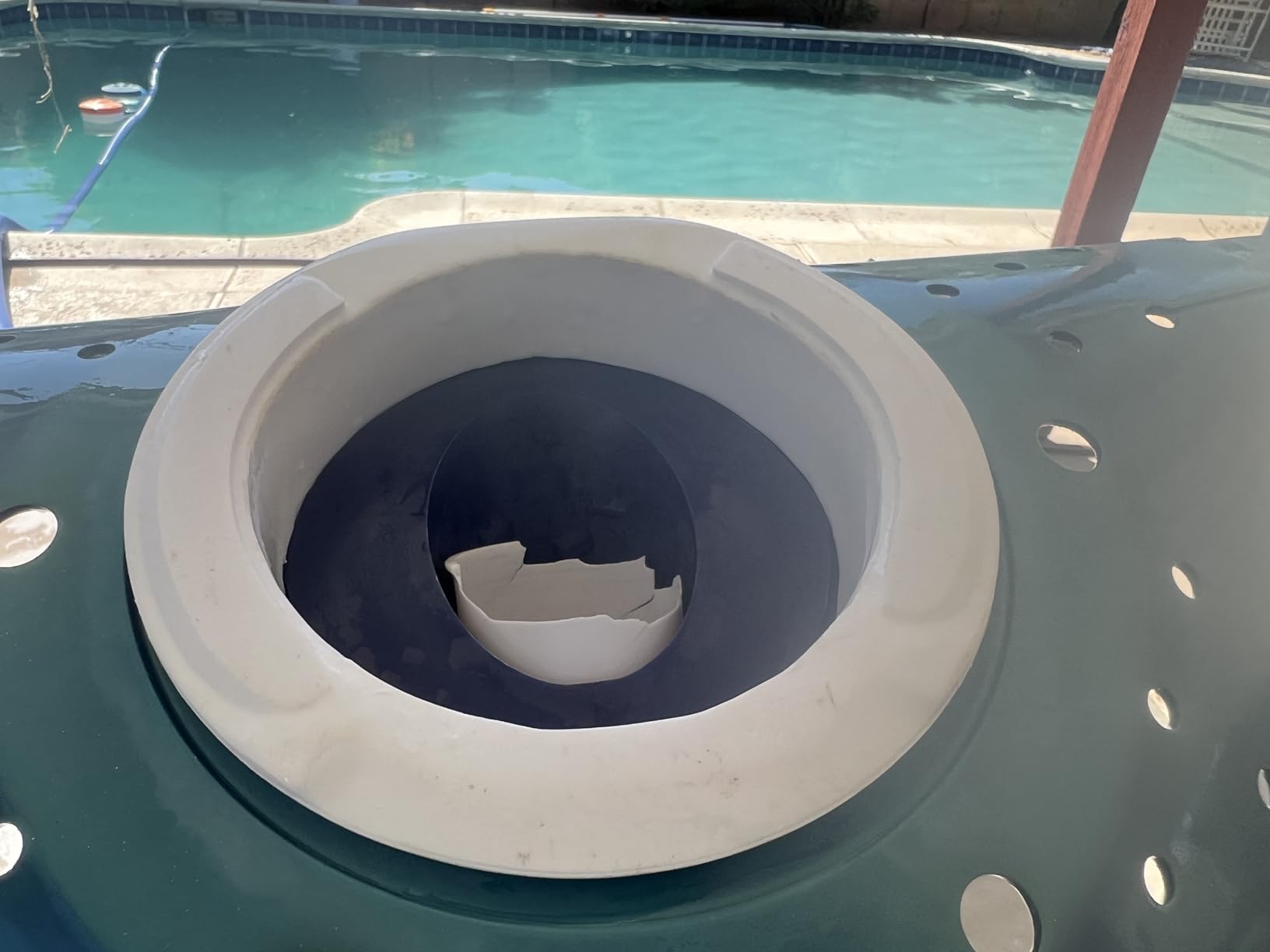 VINGLI Suction Pool Cleaner, Automatic Wall-Climbing Vacuum - Navy Blue | For both above-ground & inground pools, powerful suction climbs walls & floors, 33FT hoses included, Works with ≥3/4HP pump customer photo 1
