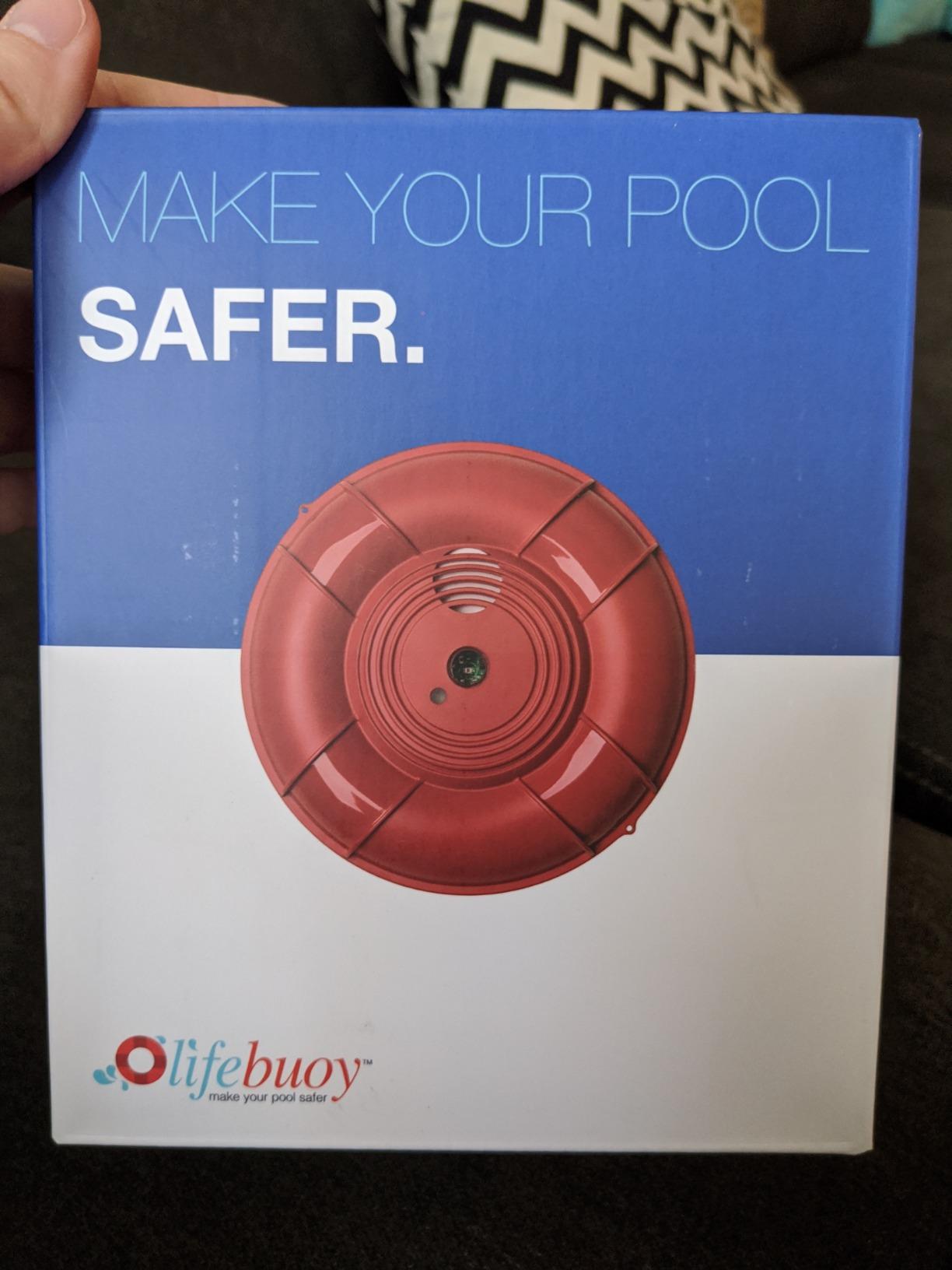 Lifebuoy Pool Alarm System - Pool Motion Sensor with Advanced Algorithm - Smart Pool Alarm That is Application Controlled. Powerful Sirens Blare at Poolside and Indoors customer photo 1