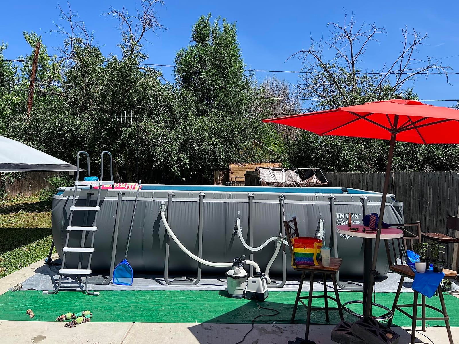 INTEX Ultra XTR 18ft x 9ft x 52in Above Ground Swimming Pool Set w/Pump customer photo 2