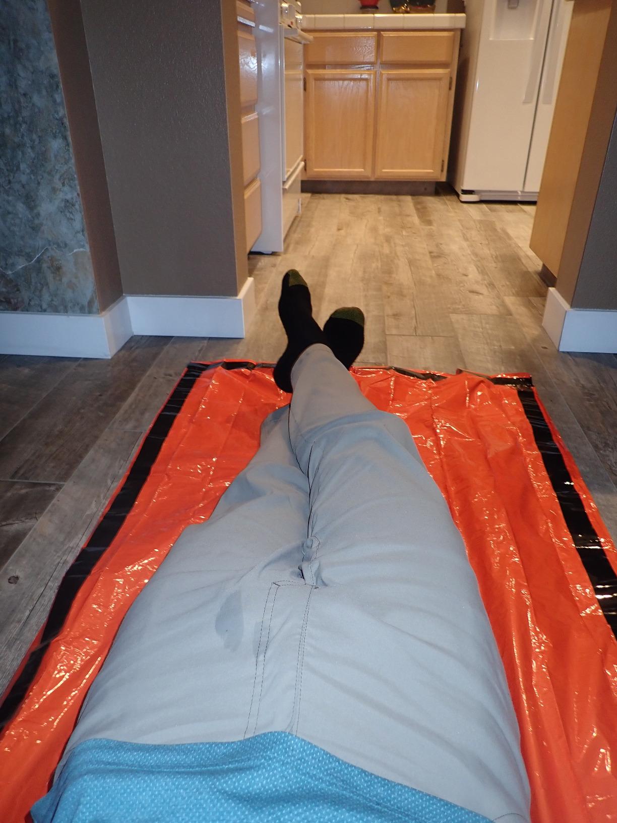 Zmoon Emergency Sleeping Bag Survival Bag, Portable Waterproof Thermal Bivy Sacks,Bivvy Bags,Camping Mylar Sleeping Bag Survival Gear Emergency Blankets Survival Shelter customer photo 2