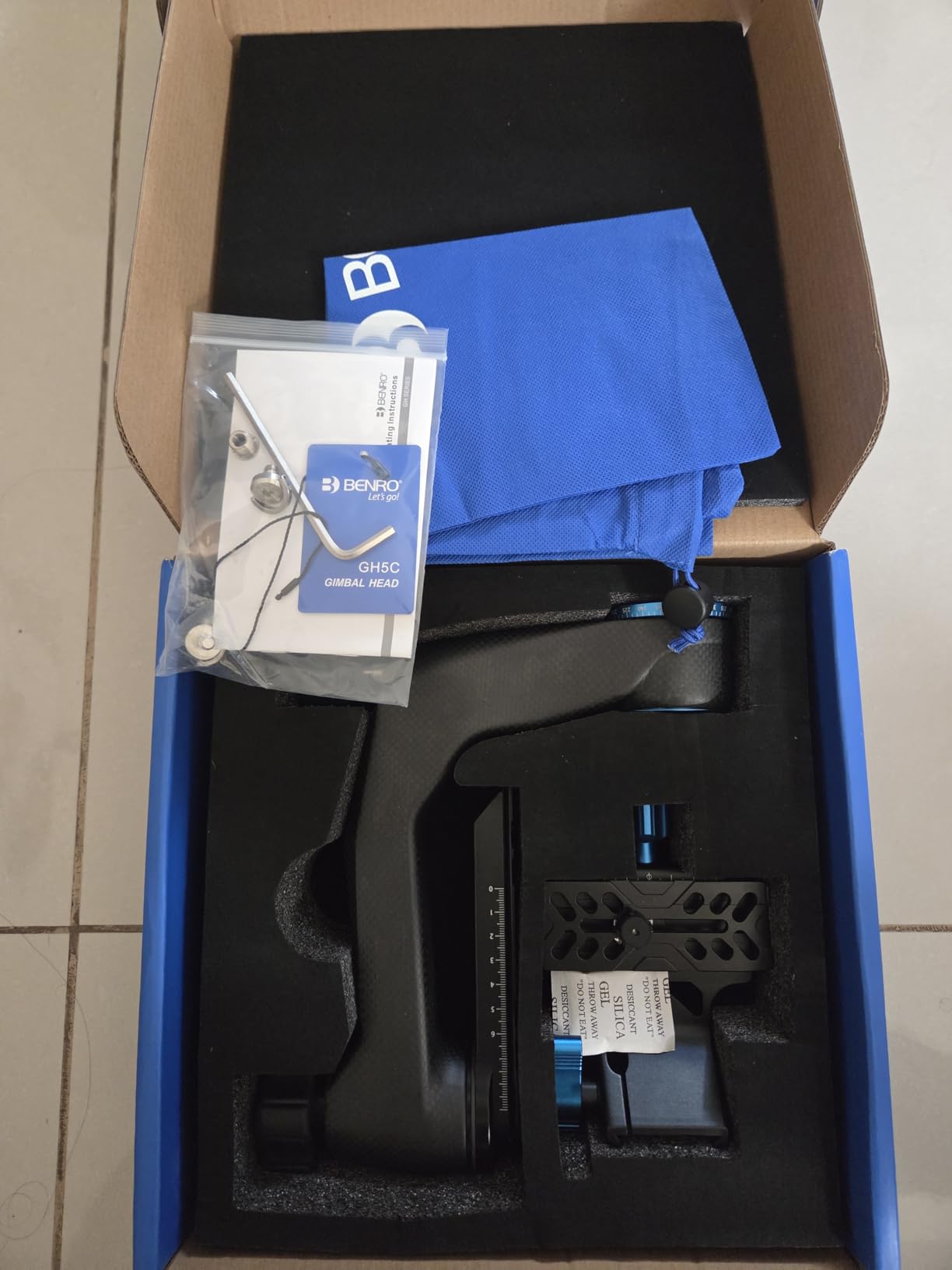 Benro GH5C Carbon Fiber Gimbal Head with PL100W QR Plate customer photo 1