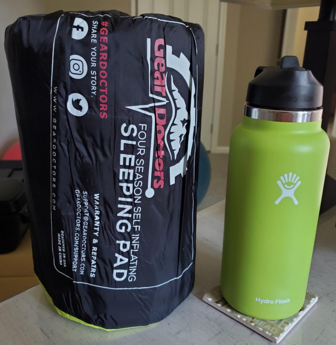Gear Doctors Oxylus 4.3 R-Value Insulated Foam Self Inflating Sleeping Pad Camping customer photo 1