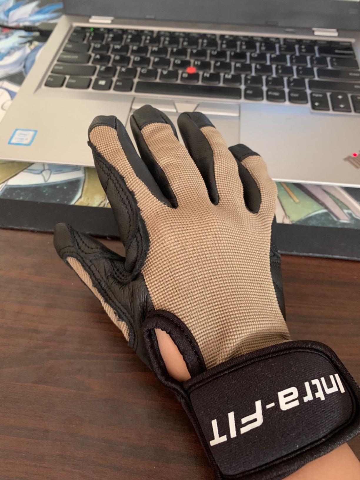 Goatskin Climbing Gloves, Rescue & Rock | Durable Grip for Rappelling, Tree, Wall, and Mountain Climbing customer photo 2