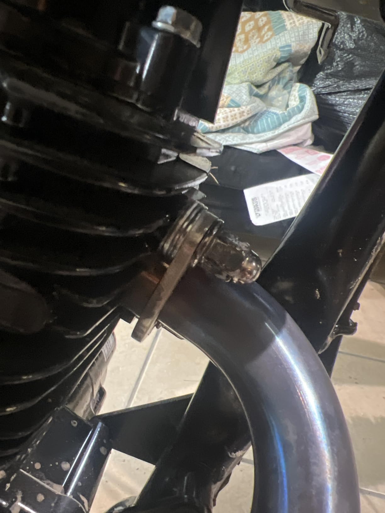 JFG RACING Dirt Bike Slip On Exhaust for CRF150F/CRF230F/HAWK 250, Red customer photo 1