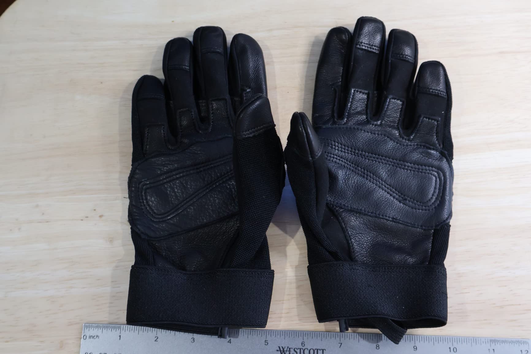 Rock-N-Rescue Rope Master Gloves - Version II, Lightweight, Breathable, Stretchable, Nylon Construction for Dexterity and Comfort, Leather Reinforced Palms for Protection, Large customer photo 1