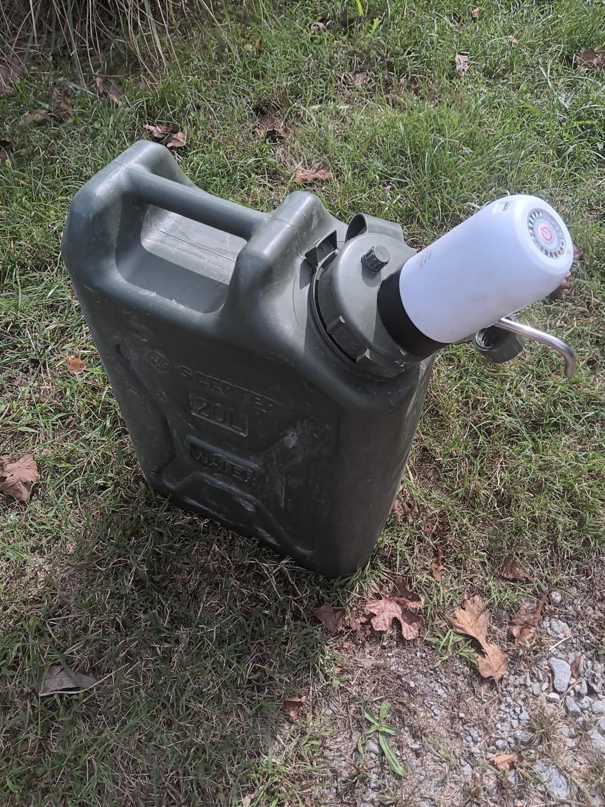 Scepter 3 Pack Portable Military Style Water Container, 5 Gallon, Green | Portable Heavy-Duty Plastic Beverage & Hydration Dispenser for Camping, Outdoor Trips, and Emergency Use customer photo 1